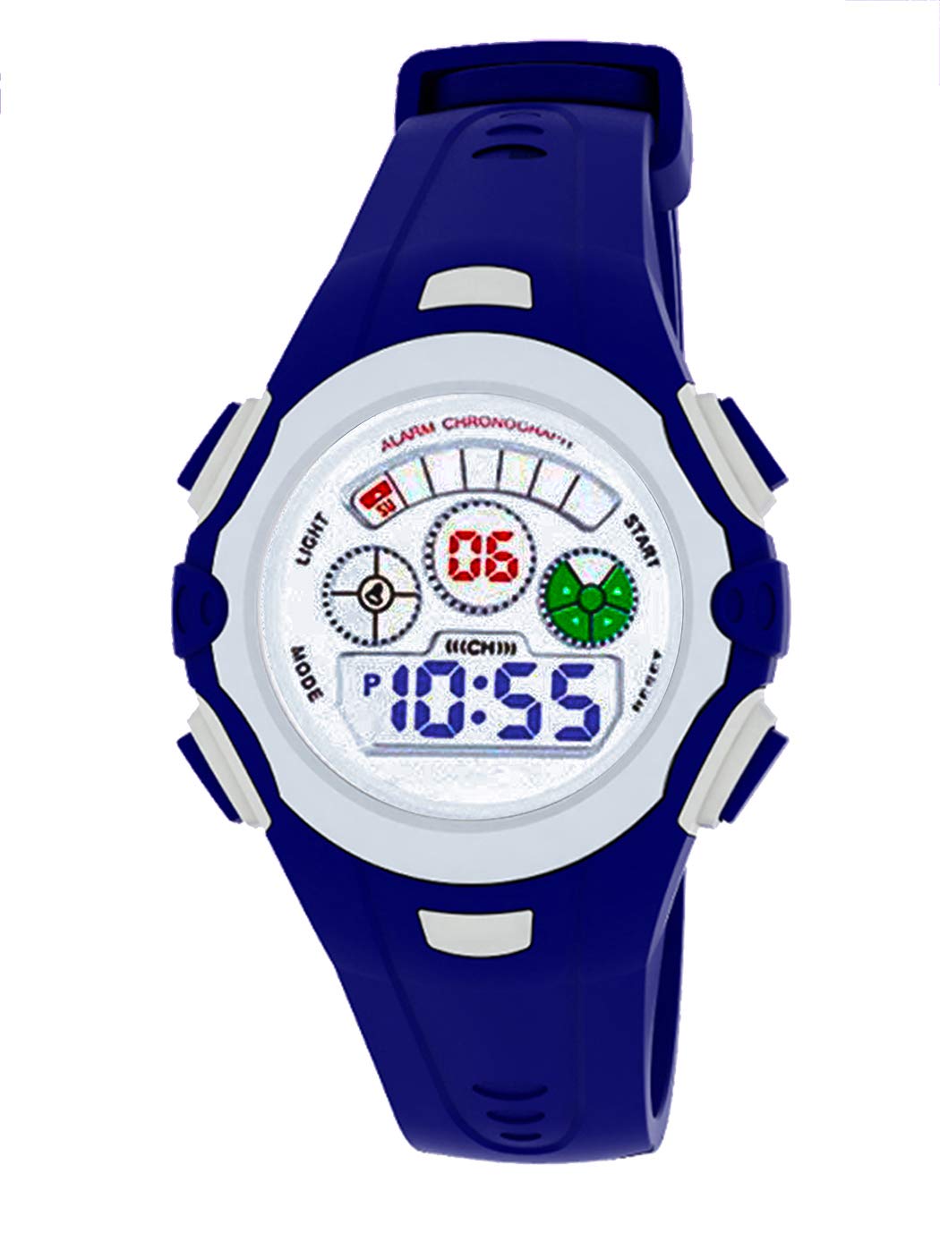 Time Up Digital Dial Colorful Alarm Function,Waterproof,Multicolor Backlight Watch for Boys & Girls-EF55033-302 (B07X6N9W4S) Amazon Price History, Amazon Price Tracker