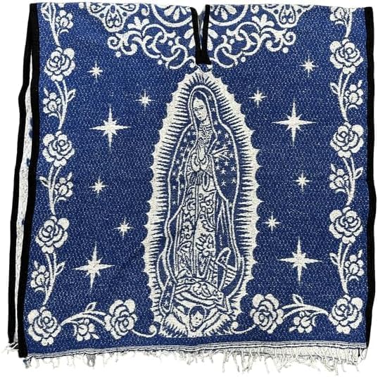 KIDS SIZE, PONCHO, 6-12, KIDS GABAN, PONCHO DE VIRGEN DE GUADALUPE,GABAN DE NINO