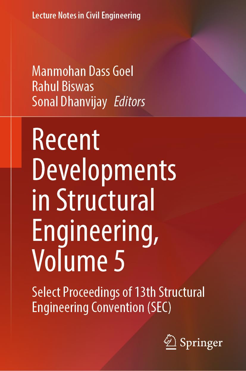 Recent Developments in Structural Engineering Vol 5 la haute expertise en génie civil livre 550