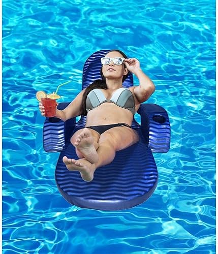 Texas Recreation Deluxe Plegable Indigo Lounge 6571129