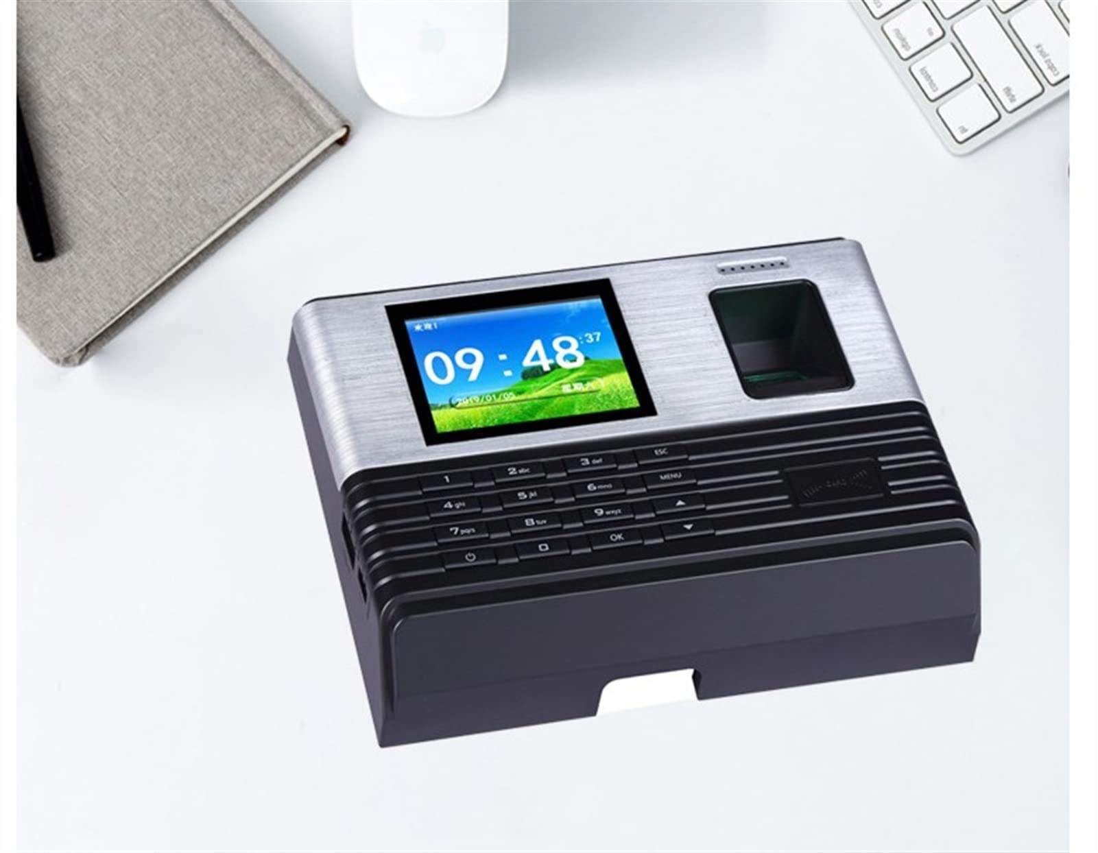 Tempo Free Software/Fingerprint presenza di tempo macchina WI-FI TCPIP U Disk Comunicazione impronte digitali Time Card A1 .Per ufficio, compagnia