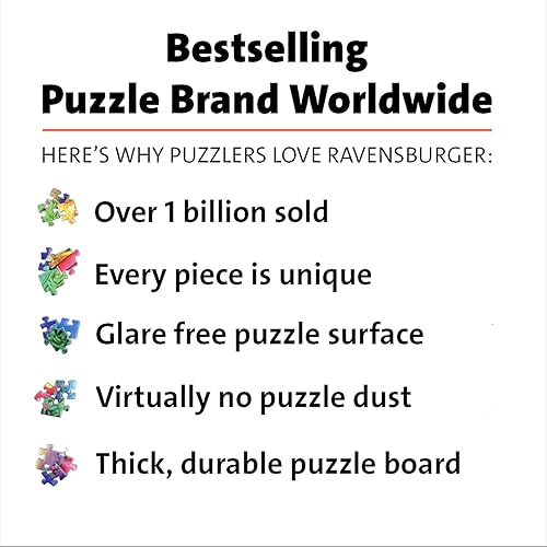 Miniatura 6 de Ravensburger 17322 - Rompecabezas de 1000 piezas de diario de animales de un viajero cada pieza es única la tecnología Softclick significa que las