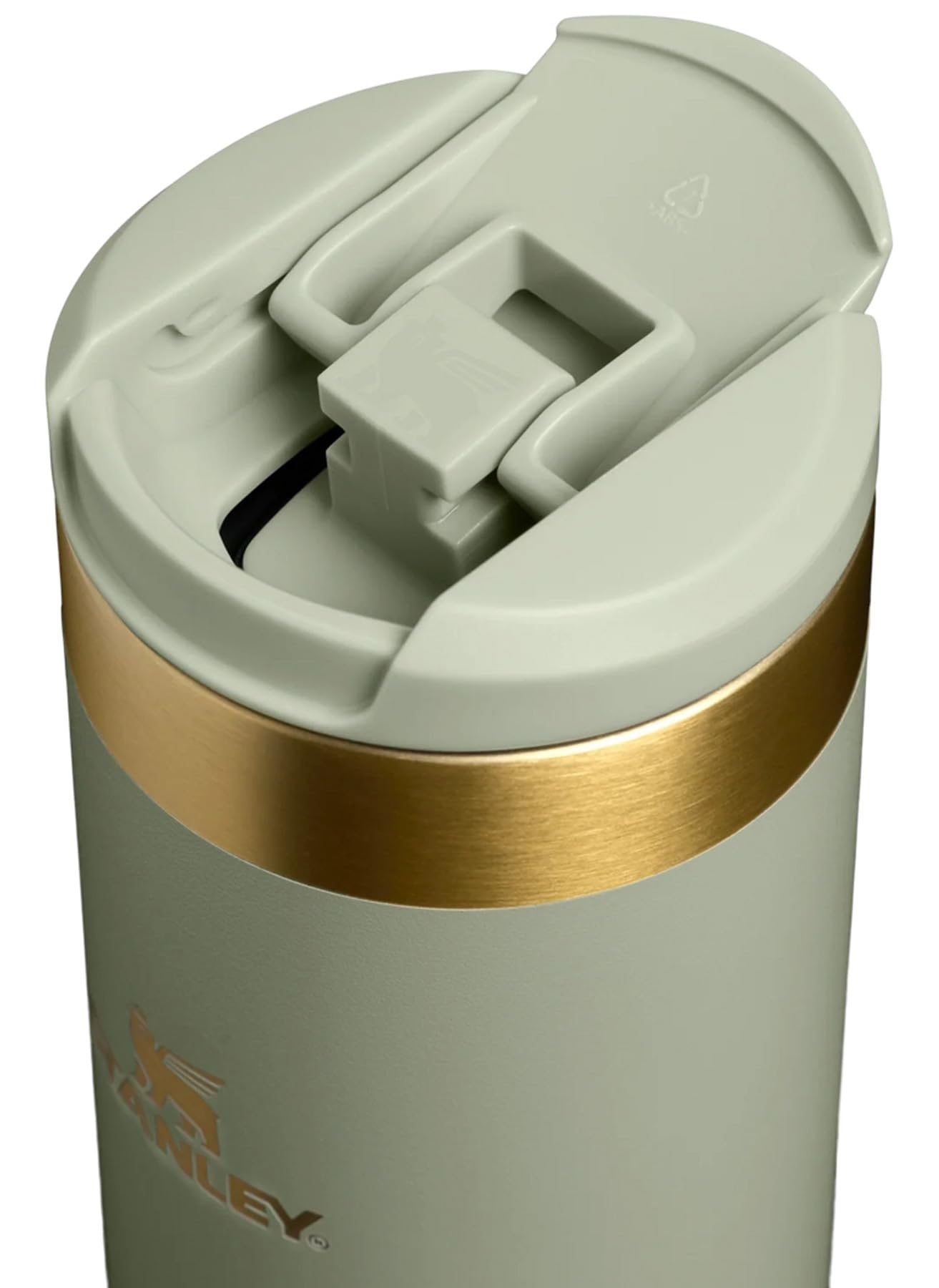 Stanley 1913 Aerolight Transit Termo Cafe para Llevar 0.6L - Mantiene el Calor Durante 8 Horas - Compatible con Soporte para Coche - Taza Café Antifugas - Apta Para Lavavajillas - Juniper