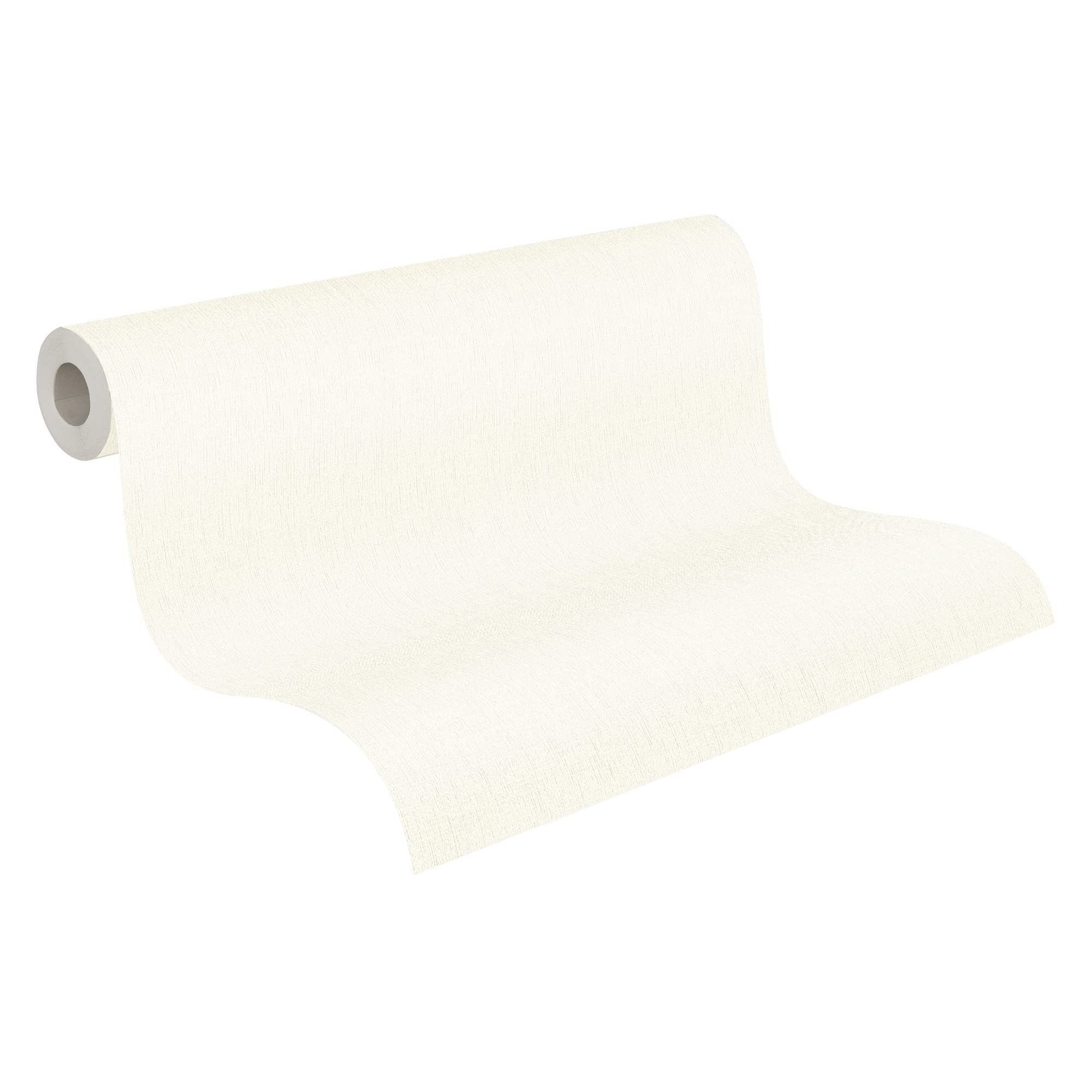 Papier peint intissé Blanc A.S. Création Meistervlies 2020 rouleau XXL de 21m x 1,06m