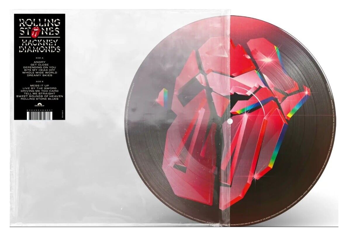 The Rolling Stones, Neues Album 2023, Hackney Diamonds Exclusive Heavyweight Picture Disc in a clear PVC sleeve