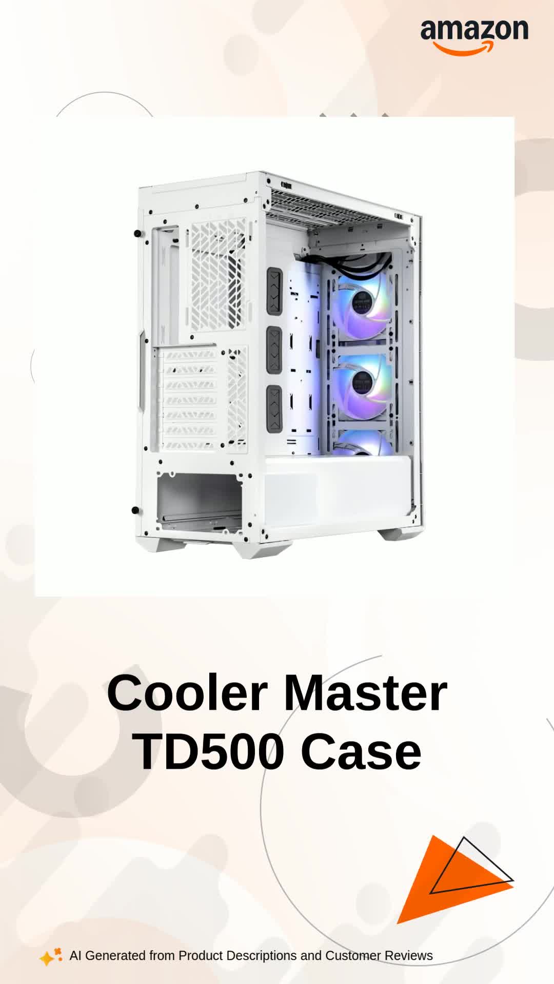 Amazon.in: Buy Cooler Master TD500 Mesh V2 Computer Case - White