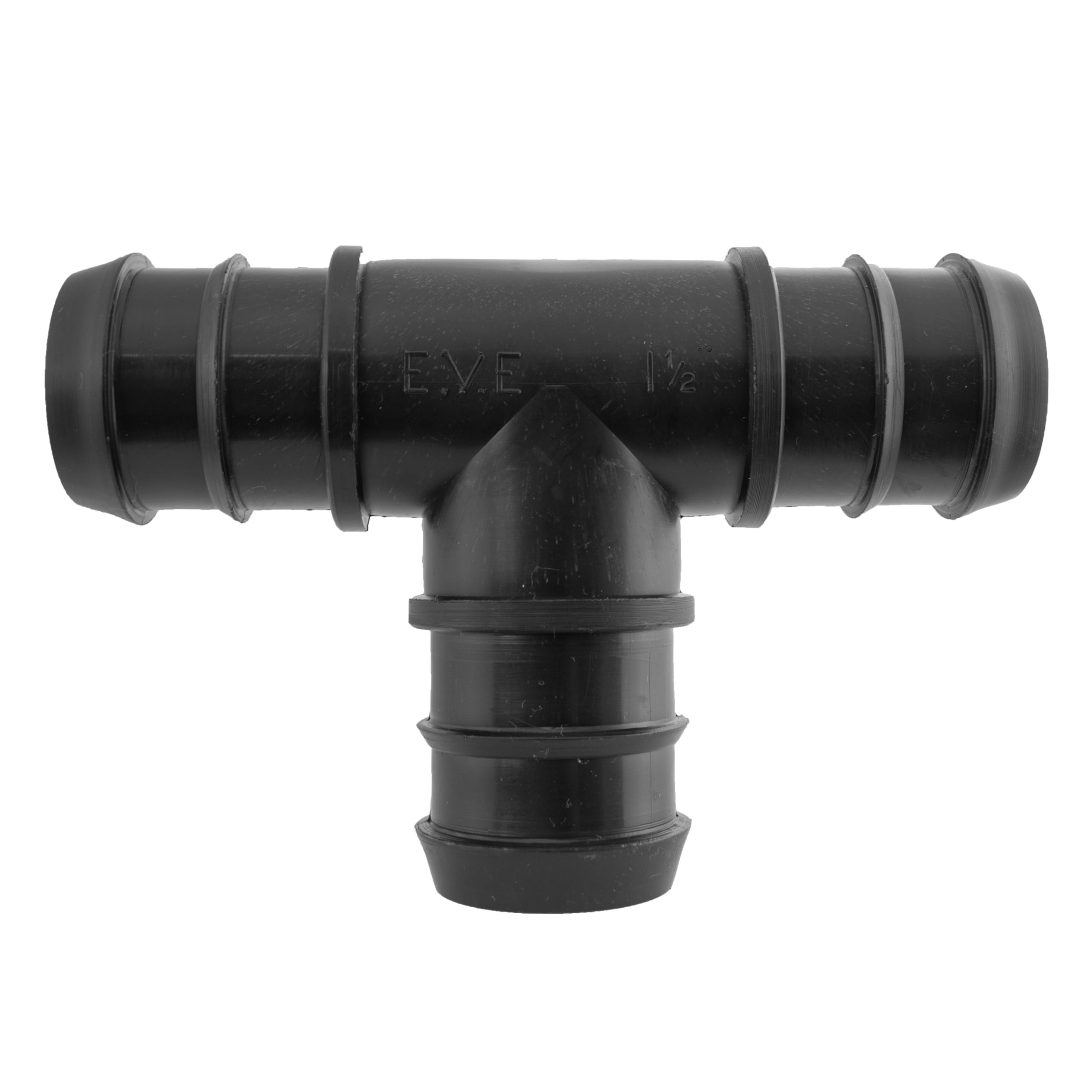 Pond Hose Connectors: T-Bend, Straight, Tap, Valve, Tee, Elbow, Flow Control, Adjustable, Leak-Proof Fittings for Water Pumps, Filters, and Irrigation Systems (T Connector 32mm - 1.25")