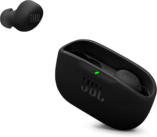 Miniatura 1 de JBL Vibe Buds 2 - Auriculares inalámbricos con cancelación de ruido con sonido JBL Pure Bass y tecnología Smart Ambient, 4 mics para llamadas