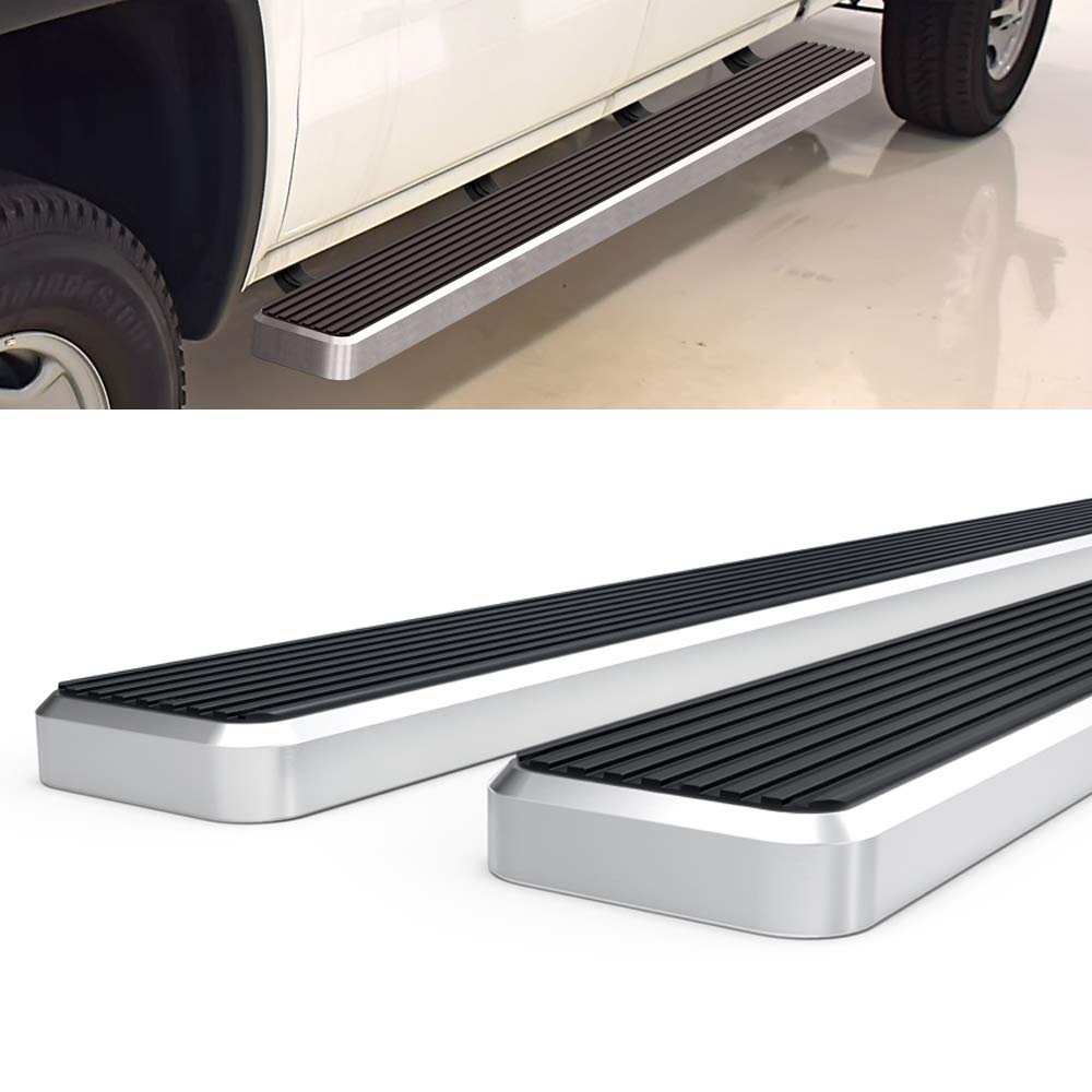 Amazon.com: APS (Silver 6in 304 Stainless Steel) Running Boards