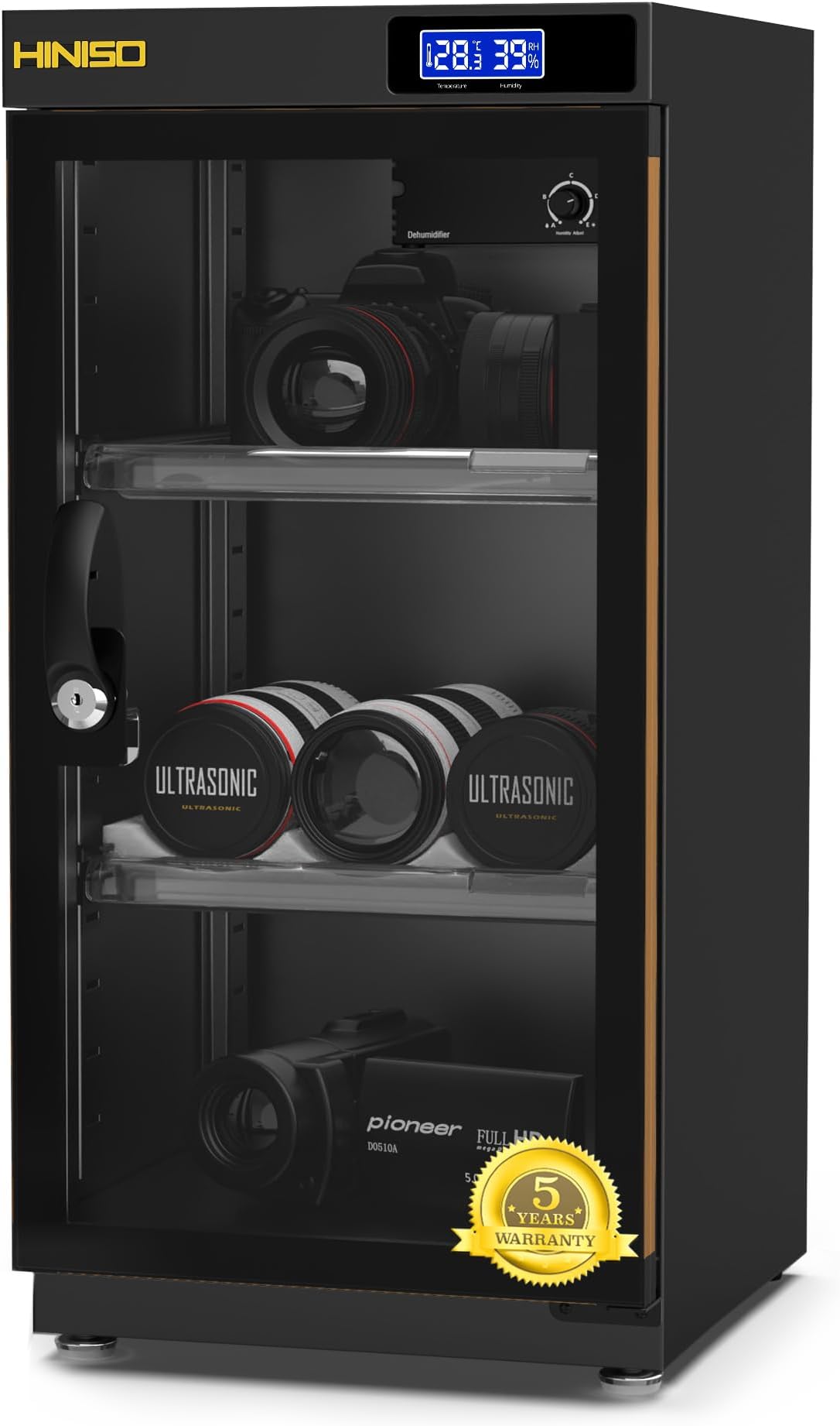 HINISO AD-50C Digital Display Dry Cabinet For Cameras - 50 Litres | Comes Up ...