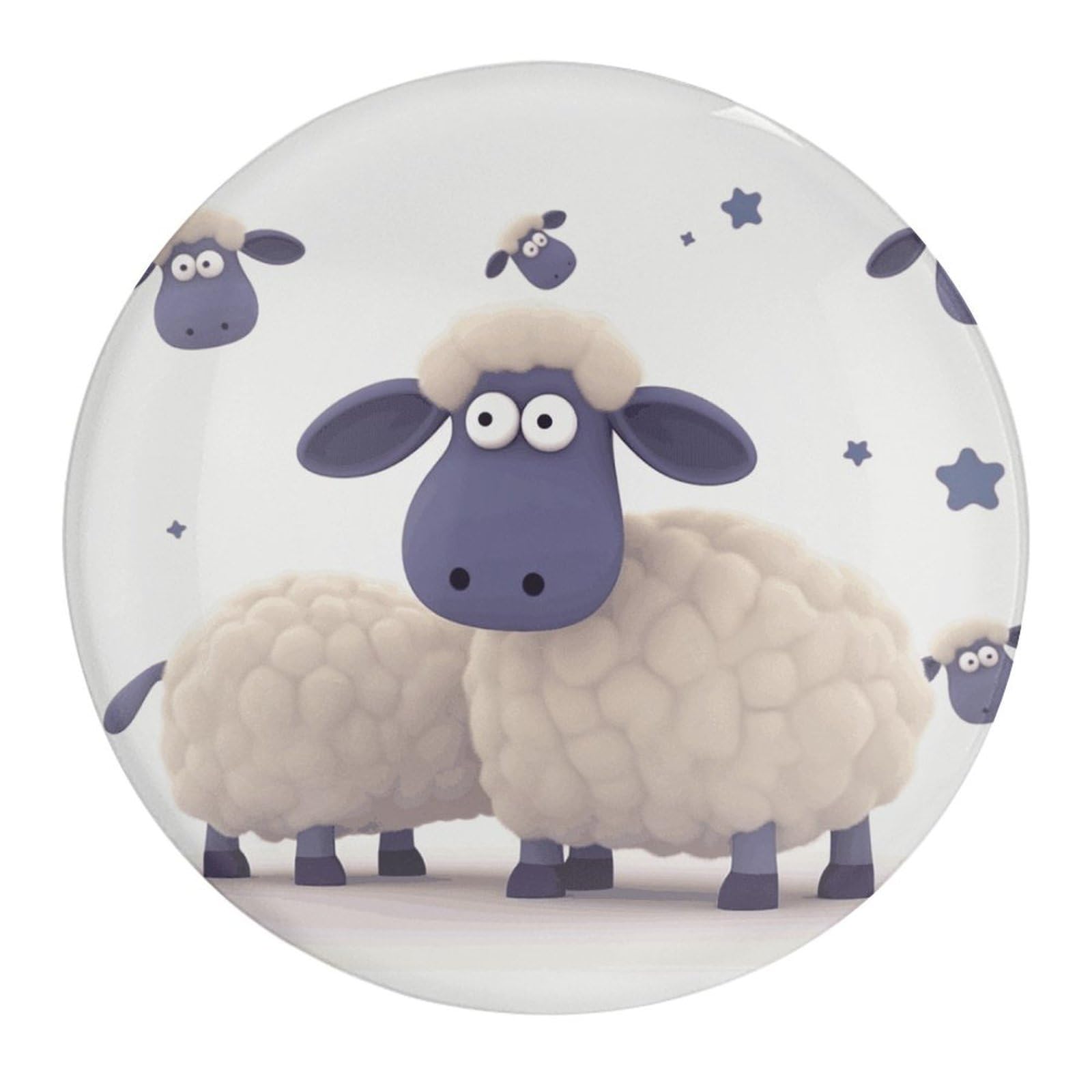 Fekiloot Style Sheep Refrigerator Magnet Fridge Magnet1 Pcs