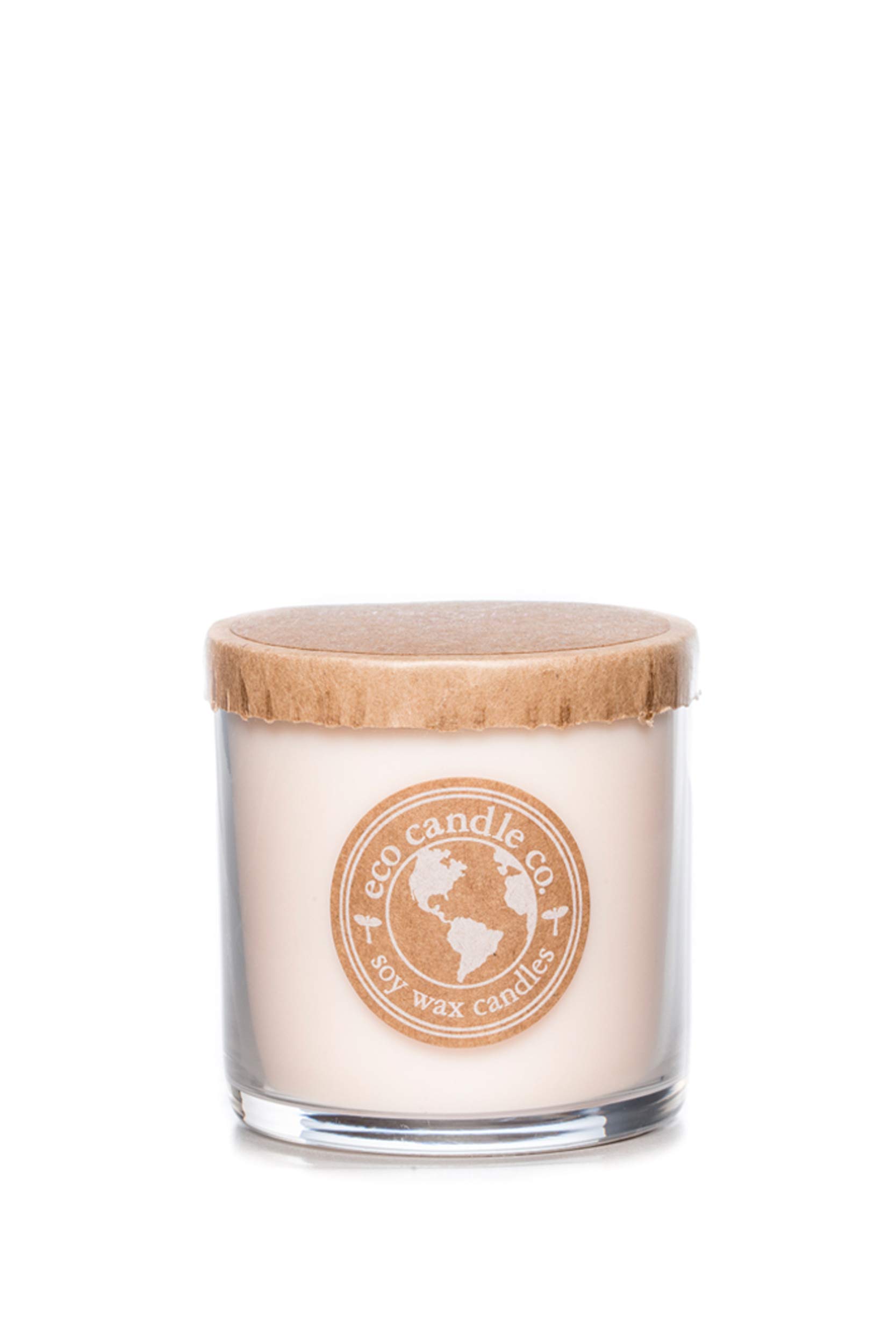Eco Candle Co. Recycled Candle, Gardenia & Guava, 6 oz. - Scents of Gardenia, Jasmine, Guava, & Tropical Greens - 100% Soy Wax, No Lead, Kraft Paper