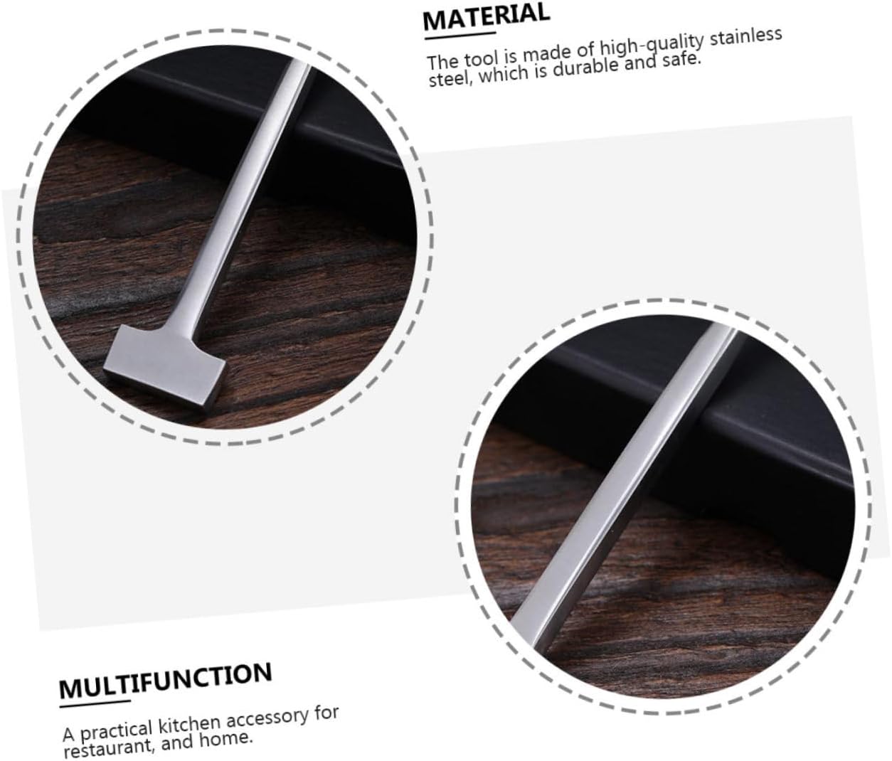 Ciieeo 1pc 304 Stainless Steel t Shaped Eel Nail Eel Spike Kitchen Tool for Fish Eel Ergonomic Handle Comfortable Grip