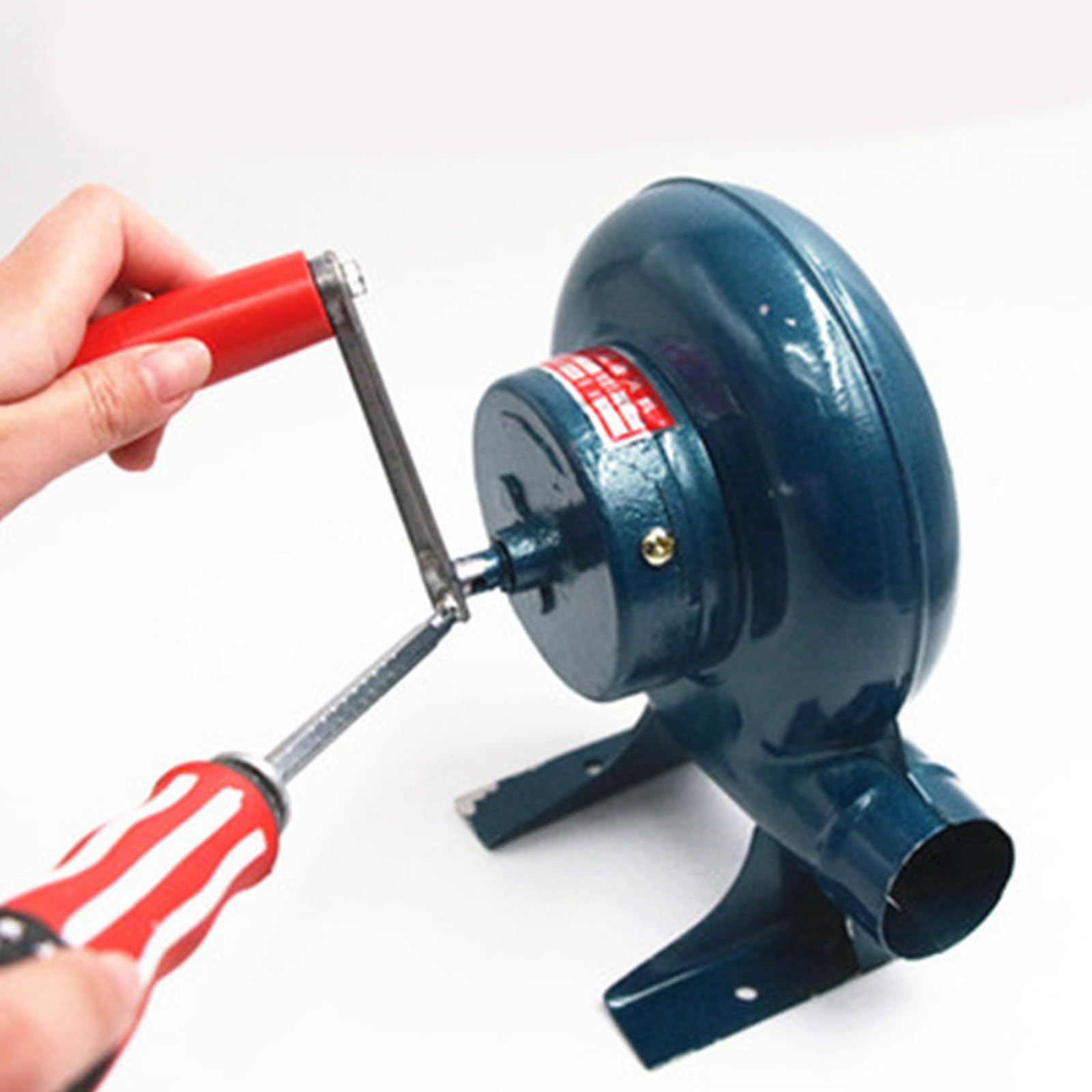 Tragbares Gebläse, Handventilator, Herd, Schmied, Handkurbel, Werkzeug für Außenluftgebläse, manueller Grillstarter, Handkurbelgebläse, Balg