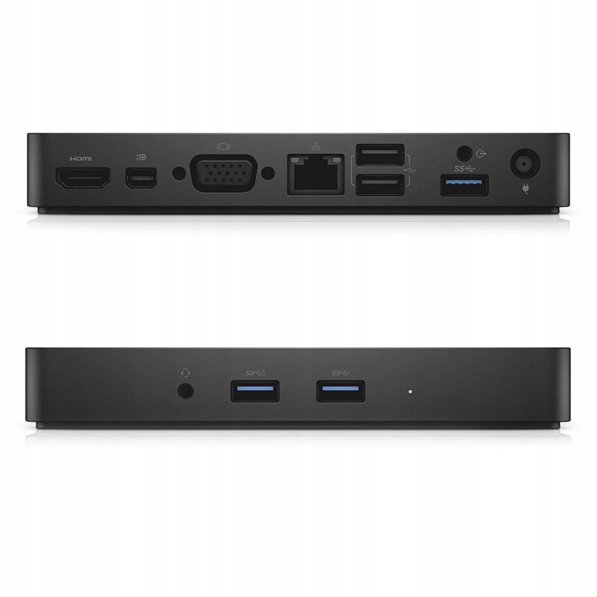 Dell WD15 Station d'accueil USB-C Noire pour Ordinateur, Ordinateur Portable et MacBook Pro avec Port USB-C et connectivité Ethernet