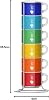 Bialetti - Set of 6 Stackable Cups