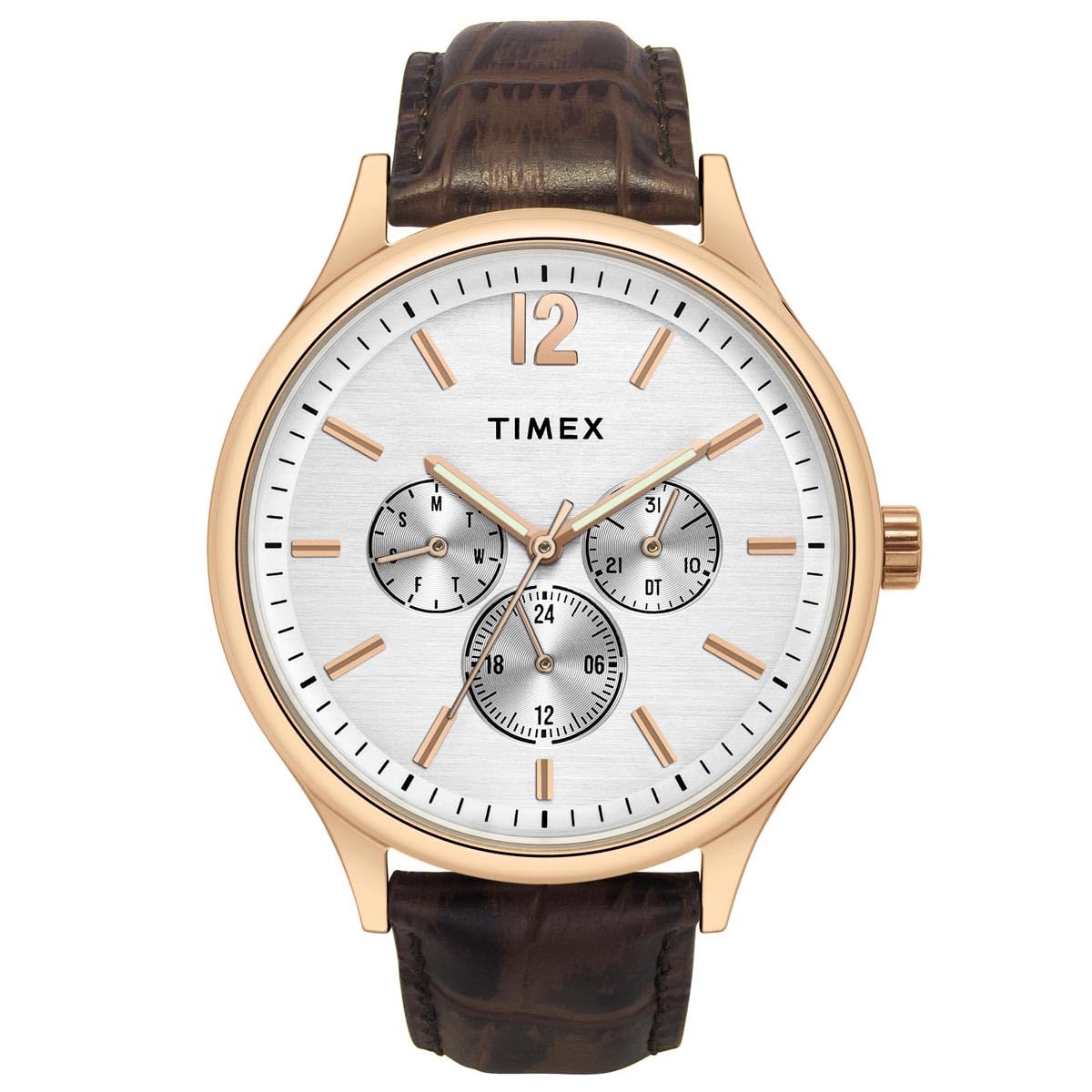 timex Analog Watch for Men with Round Dial & Water Resistant Man's Wrist Watches-picture-7