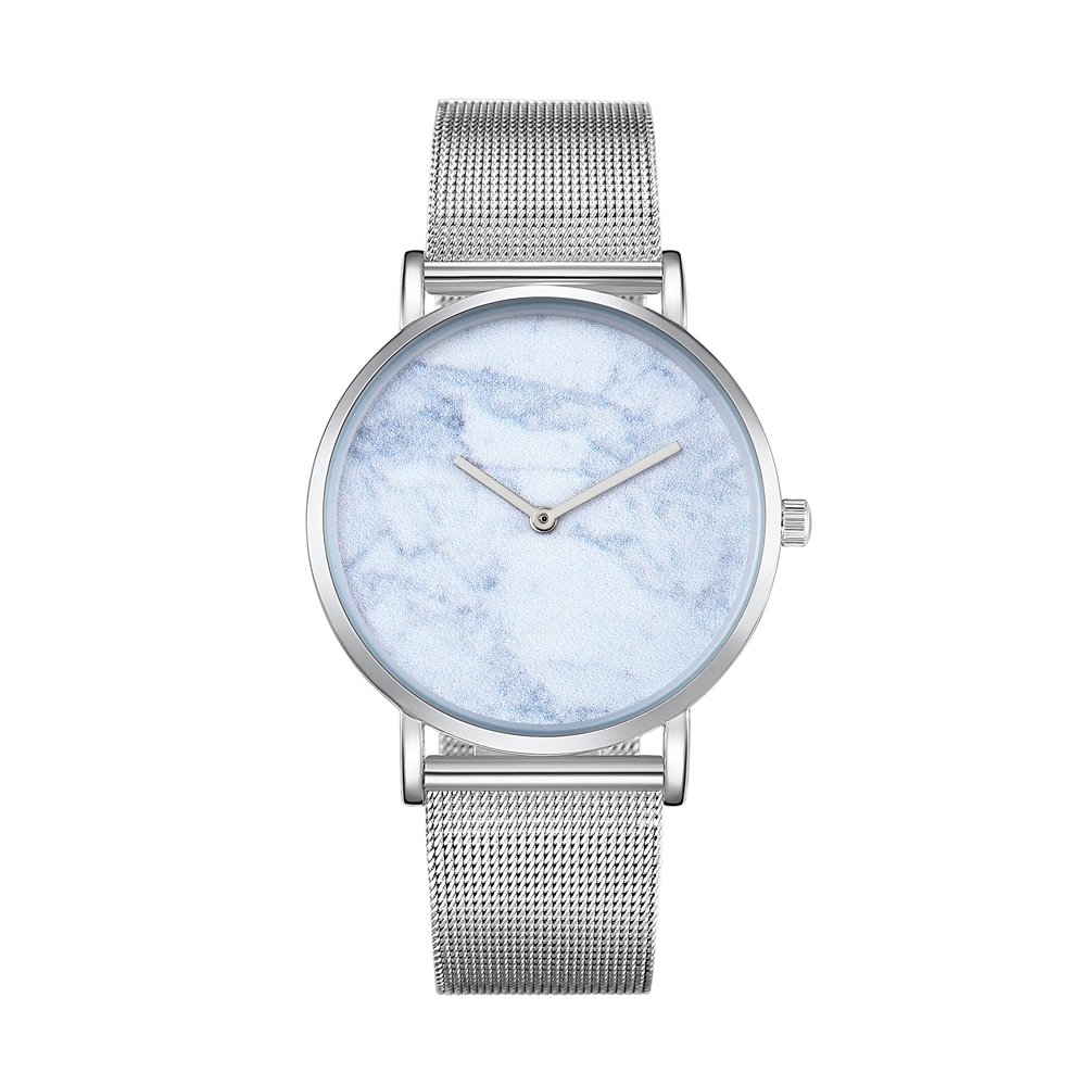 Montre de quartz anti-rayures LULI en acier pour en finir avec l'usure