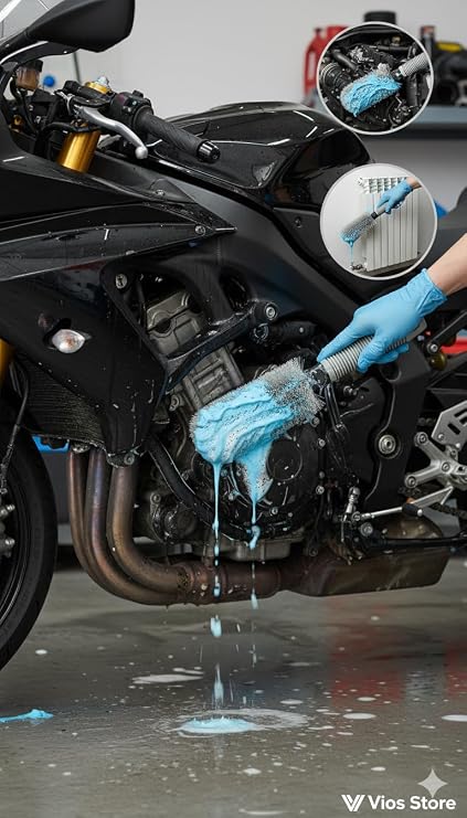 Profesyonel Jant ve Detay Temizleme Fırçası – Ergonomik Kaymaz Saplı, Balata Tozu ve İnatçı Kir Sökücü, Otomobil ve Motosiklet Detaylı Temizlik Ekipmanı