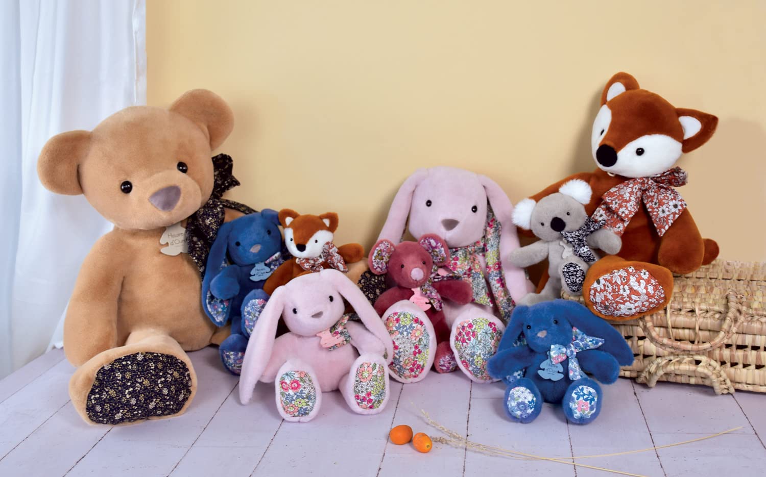 HISTOIRE D'OURS - Sehr großes Plüschtier Bär – Hellbraun 60 cm – Kollektion Kuschelfreunde – Kuscheltier XXL Ultra weich – idealer Begleiter für Babys – Geschenkidee zur Geburt für Mädchen und Jungen