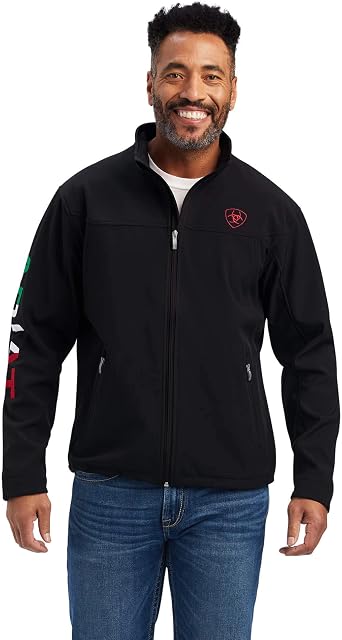 ARIAT Mens New Team Softshell Brand Jacket