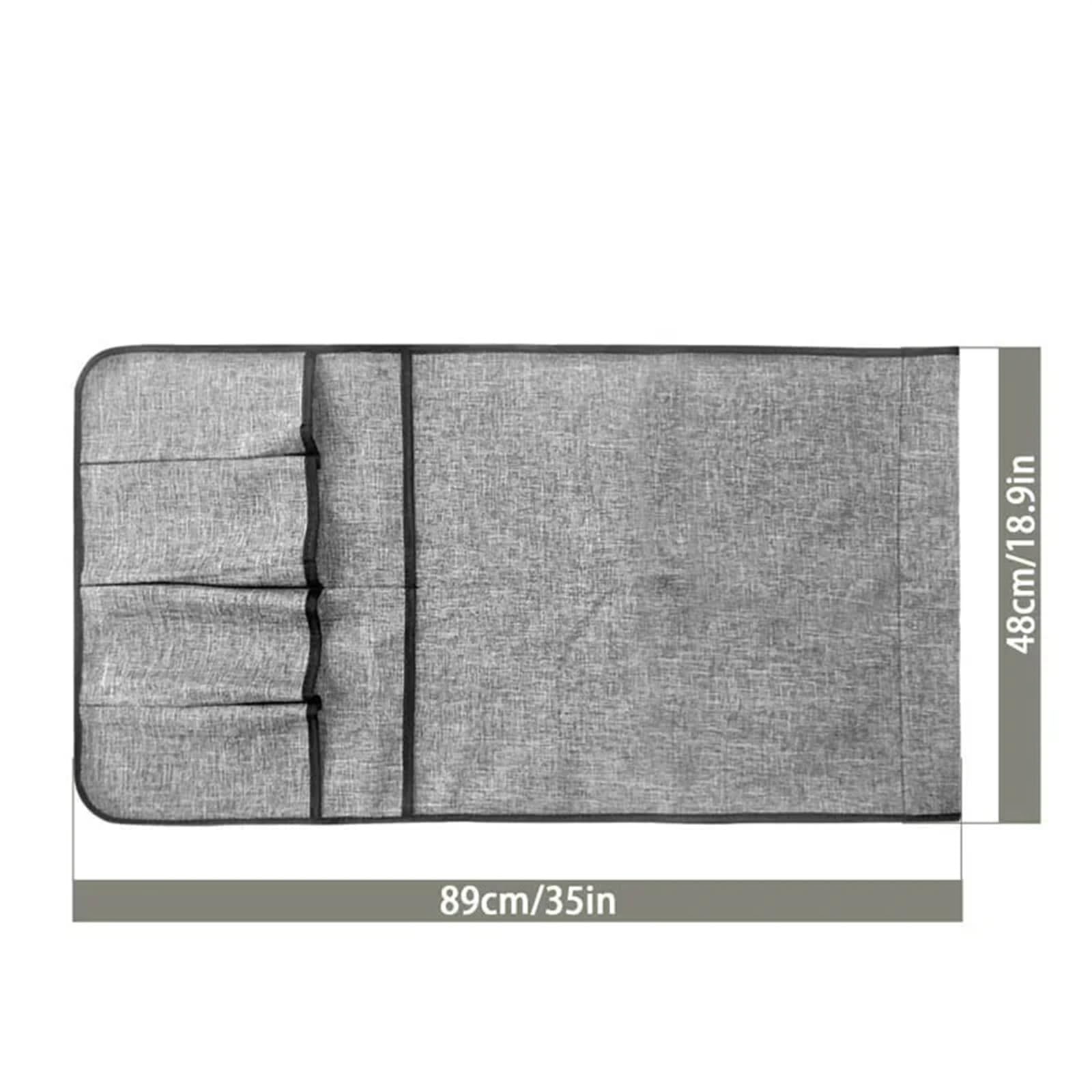 Divano, Poltrona, bracciolo, 6 Tasche, Telecomando, Telefono, Scatola portaoggetti, riviste, Articoli Vari, Borsa Organizer(New Coffee PU)