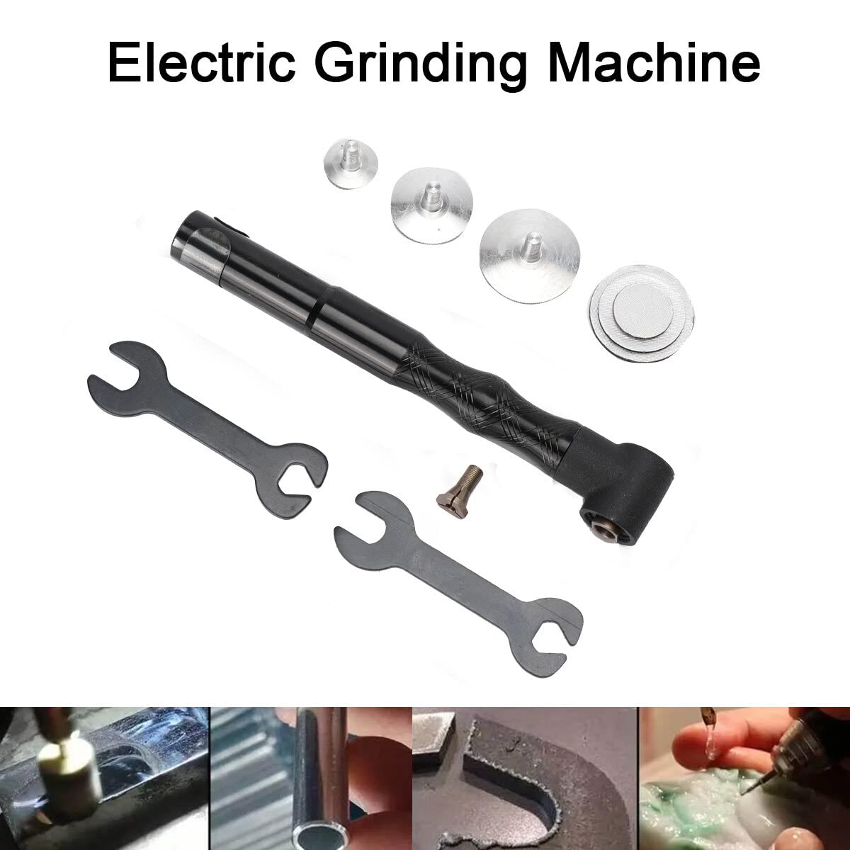 EWANYO 90 Degree Elbow Grinder Rotary Polishing Machine Electric Grinding Pen Flexible Multipurpose for Cutting Engraving Polishing Chuck 3MM