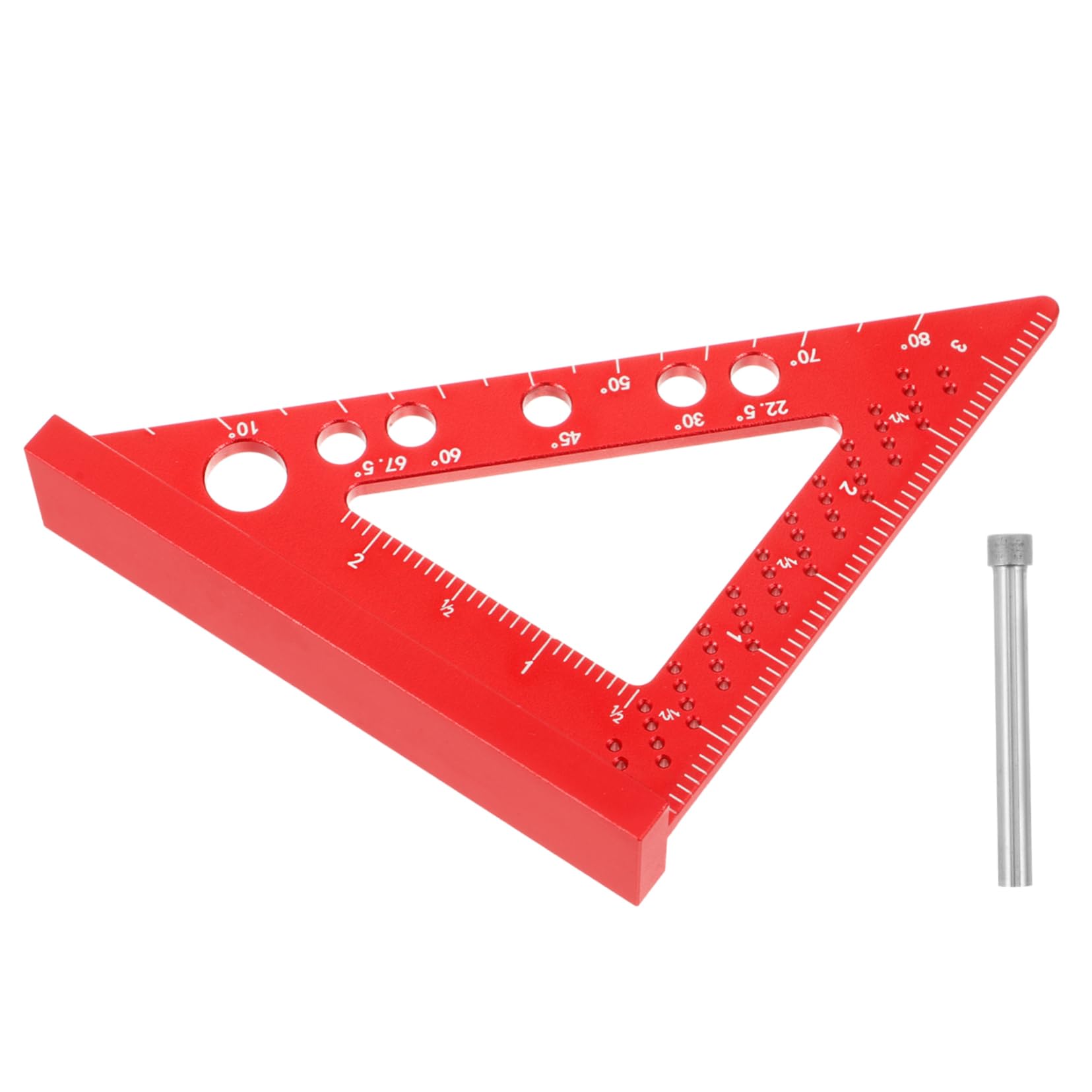 2 Pezzi Righello per Misurazione Strumento Portatile Falegnameria Precisione Alta e Design Compatto per Utilizzo Professionale e Hobbistico