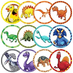 120 Pcs Toilet Targets for Boys Training Flushable Dinosaur Targets Potty Training Boys Pee Targets for Boys Training…