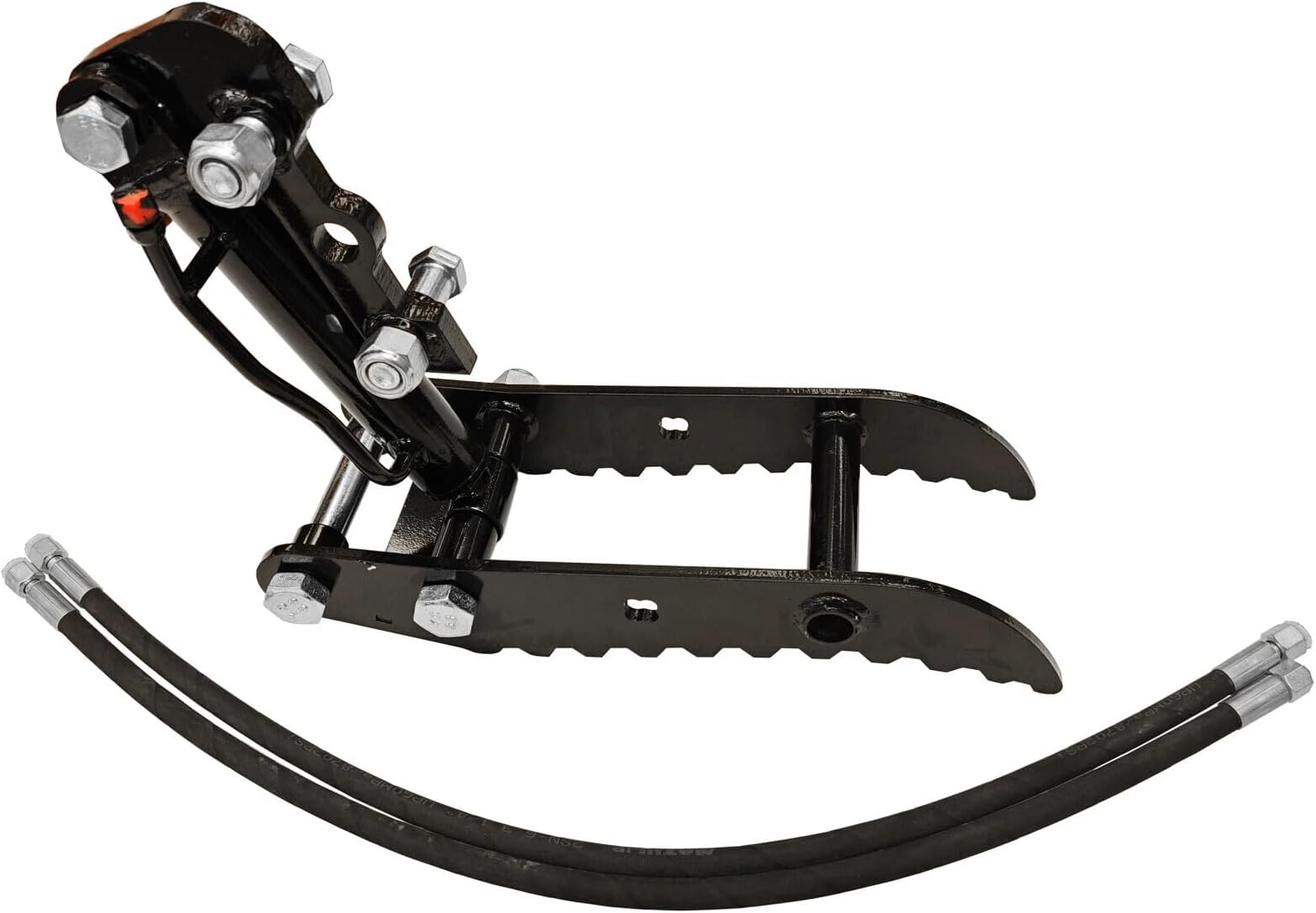 Hydraulic Thumb Clip Micro Mini Excavator Attachment Small Digger with L Bracket