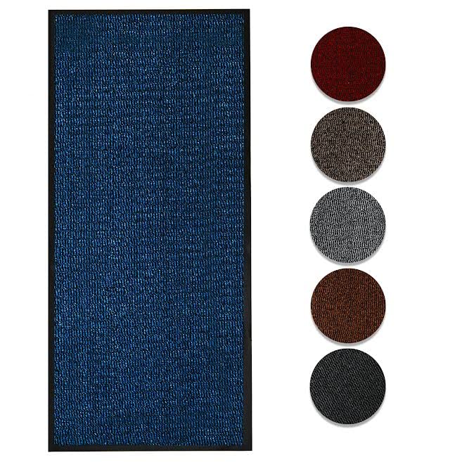 Circle of trust Hallway Runner Rug Heavy Duty Non Slip Rubber Back Blue 60x160cm Dirt Trapper, Water Absorbent Runner, Washable Floor Mat, Long Carpet Runner for Kitchen, Launch, Doorway Area Rug โ image 1