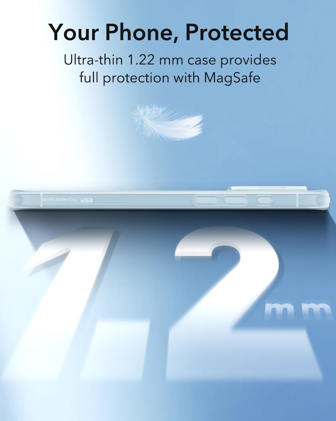 ESR for iPhone 16 Case, Compatible with MagSafe, Camera Protection, Shockproof Thin Cover, Resists Yellowing and Scratches - Image 2