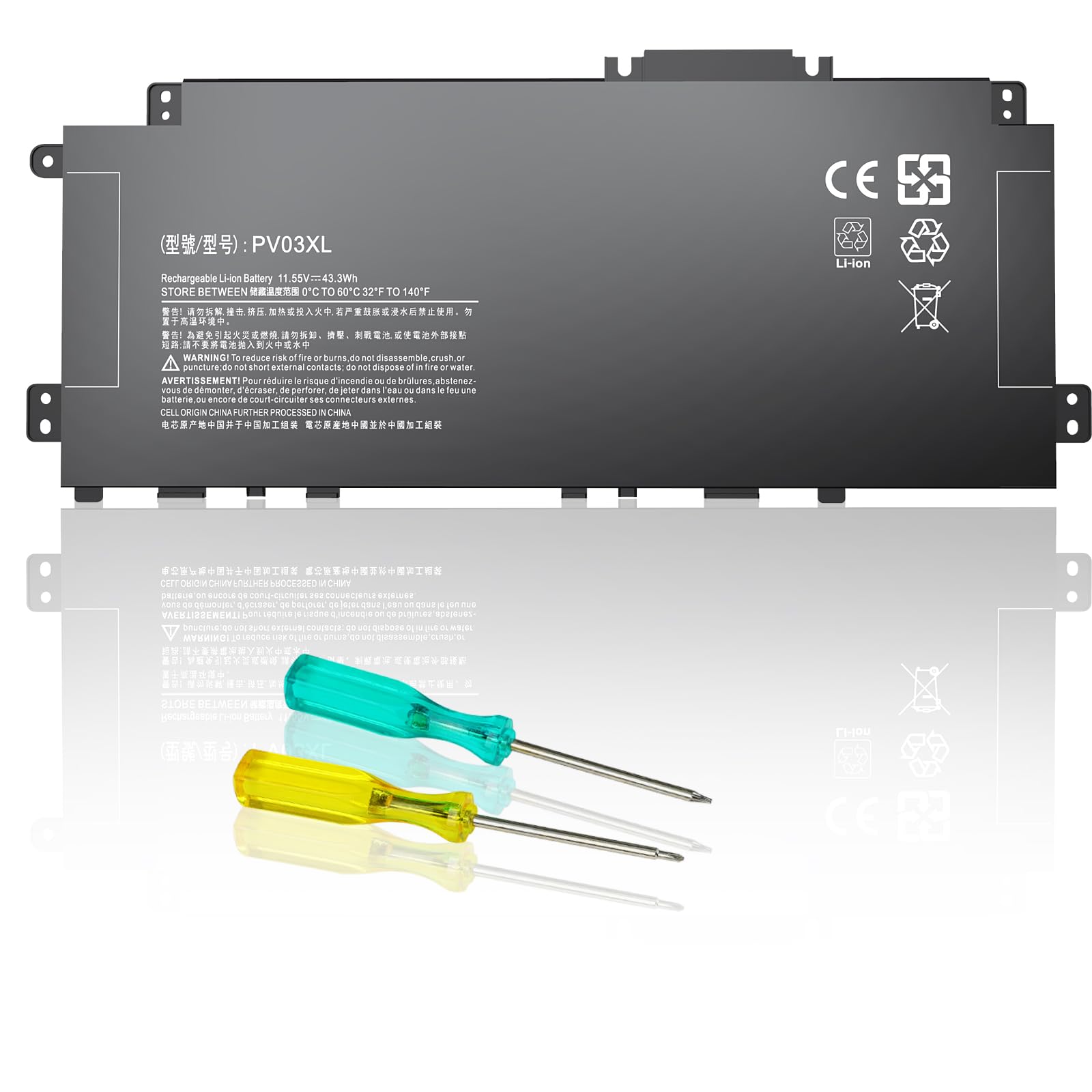 PV03XL HSTNN-LB8S Batteria compatibile con HP Pavilion x360 13-BB 13-BB0000 14-DV 14-DK 14-DW 14M-DW 14-dv0xxx 14m-dw0xxx 14M-DW0023DX L83393-005 Serie L83388-421 M01144-005 L83393-005