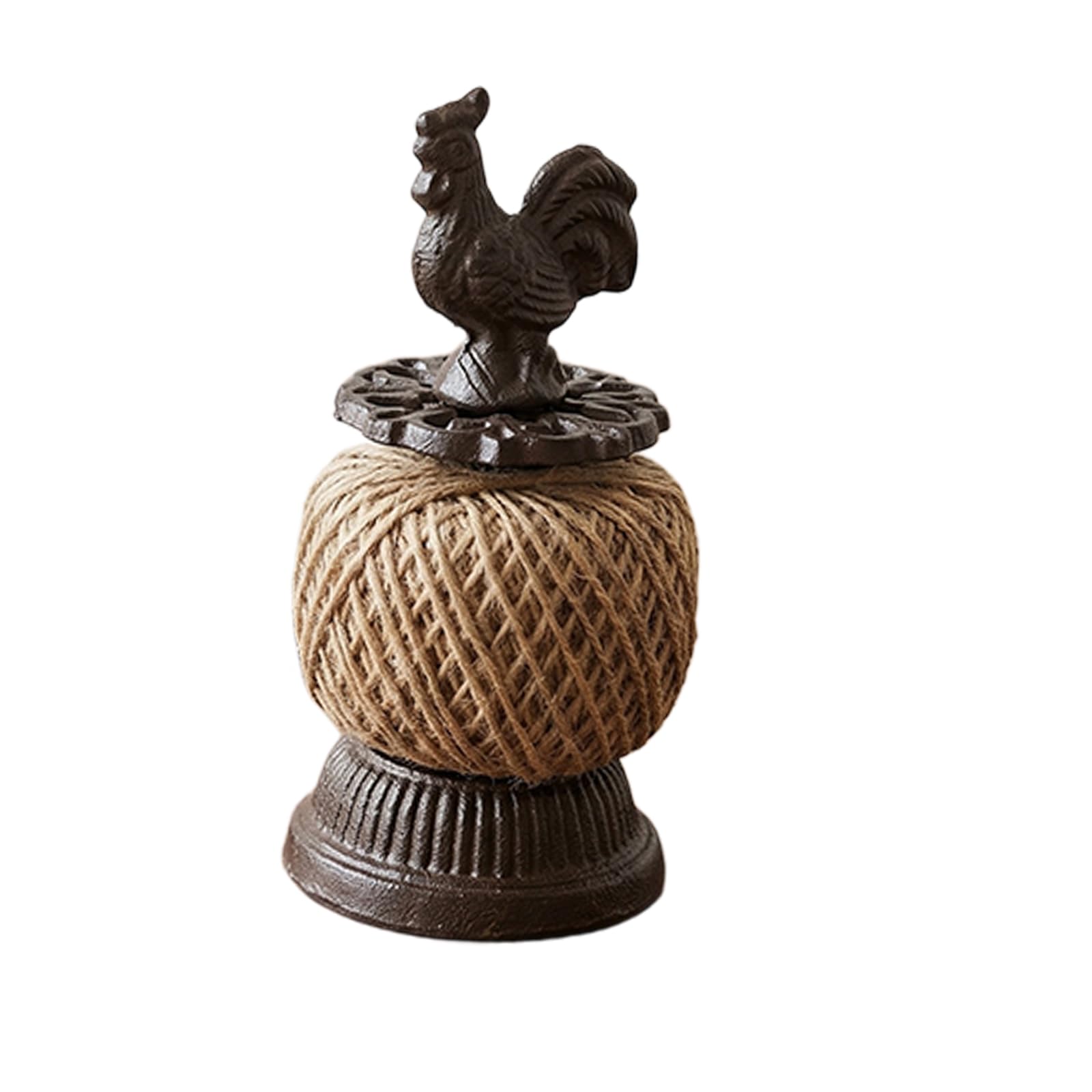 Rustics Farmhouse Cord Organizers Sturdy Cast Iron Construction for Desk or Wall Mount Rope Management Shelf