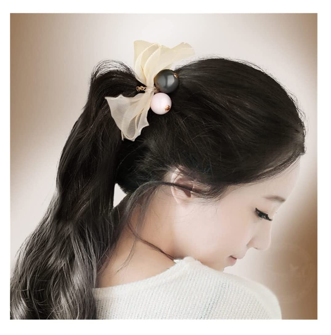 Feste Elastici Capelli Fiocco Per Capelli Elastico Per Anello Per Corda Per Ragazza Cavallo Per Decorazione Eleganti