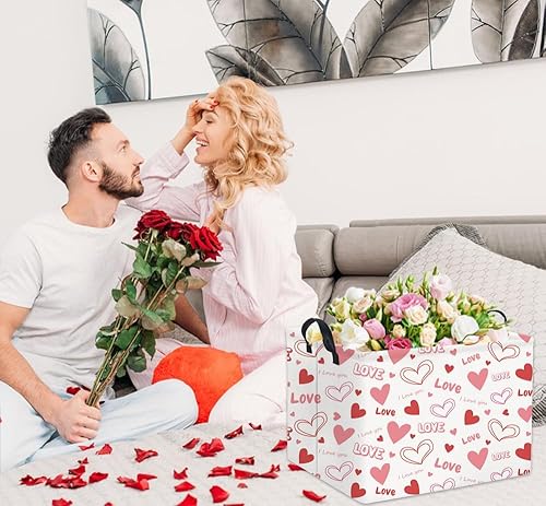 Miniatura 353 de HIYAGON Cesta de almacenamiento para niños, cesta de regalo para bebé, cesta de regalo, cesta organizadora de juguetes lindos, caja rectangular