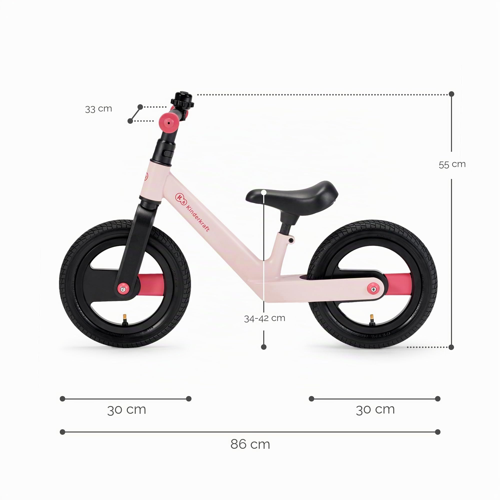 kk Kinderkraf GOSWIFT Bicicleta sin Pedales para niños de 3 años