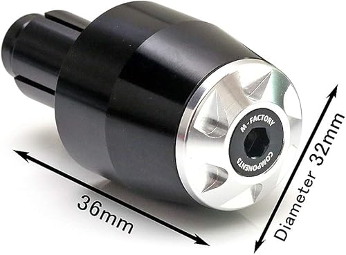 Miniatura 5 de Toka - Deslizadores de extremos de barra de manillar CNC color rojo compatible con T-MAX 530 XP530 12-14 FZ6 Fazer S 600 FZ8 Fazer S 800 MT-07 MT-09