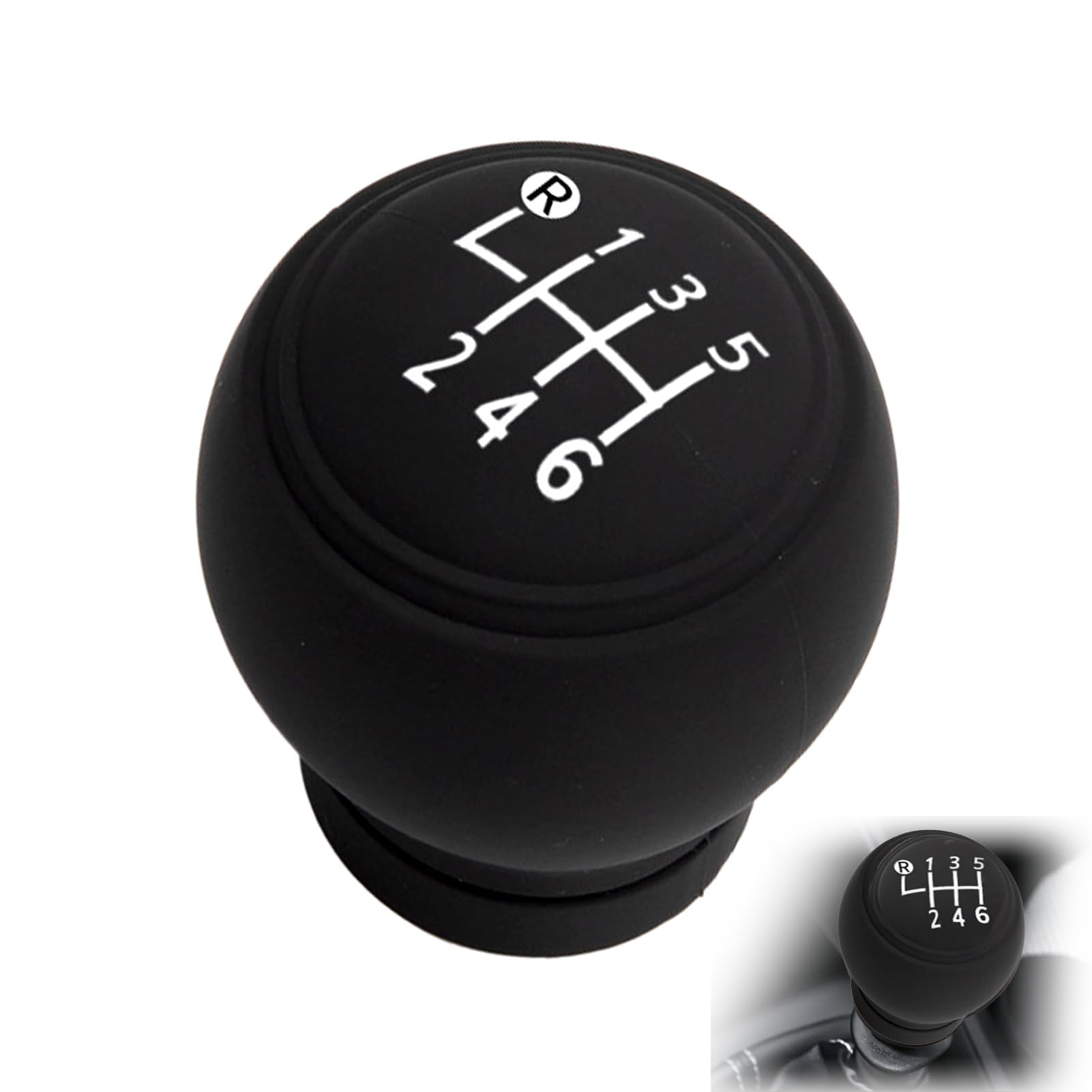 QIZUN Gear Shift Knob Cover for VW Golf 5 /V Variant (1K BJ 2003-2013)