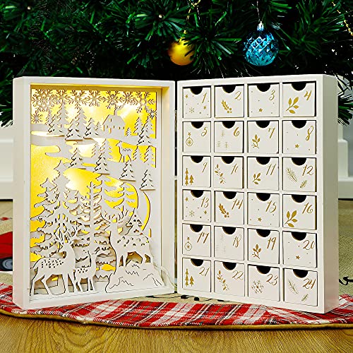 Best Wooden Advent Calendars With Large Drawers