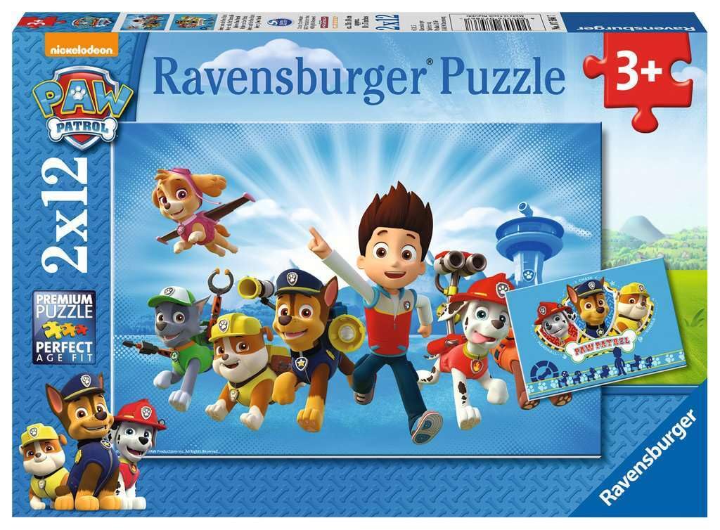 Ravensburger Paw Patrol 1 2X12P Puzzle 75867