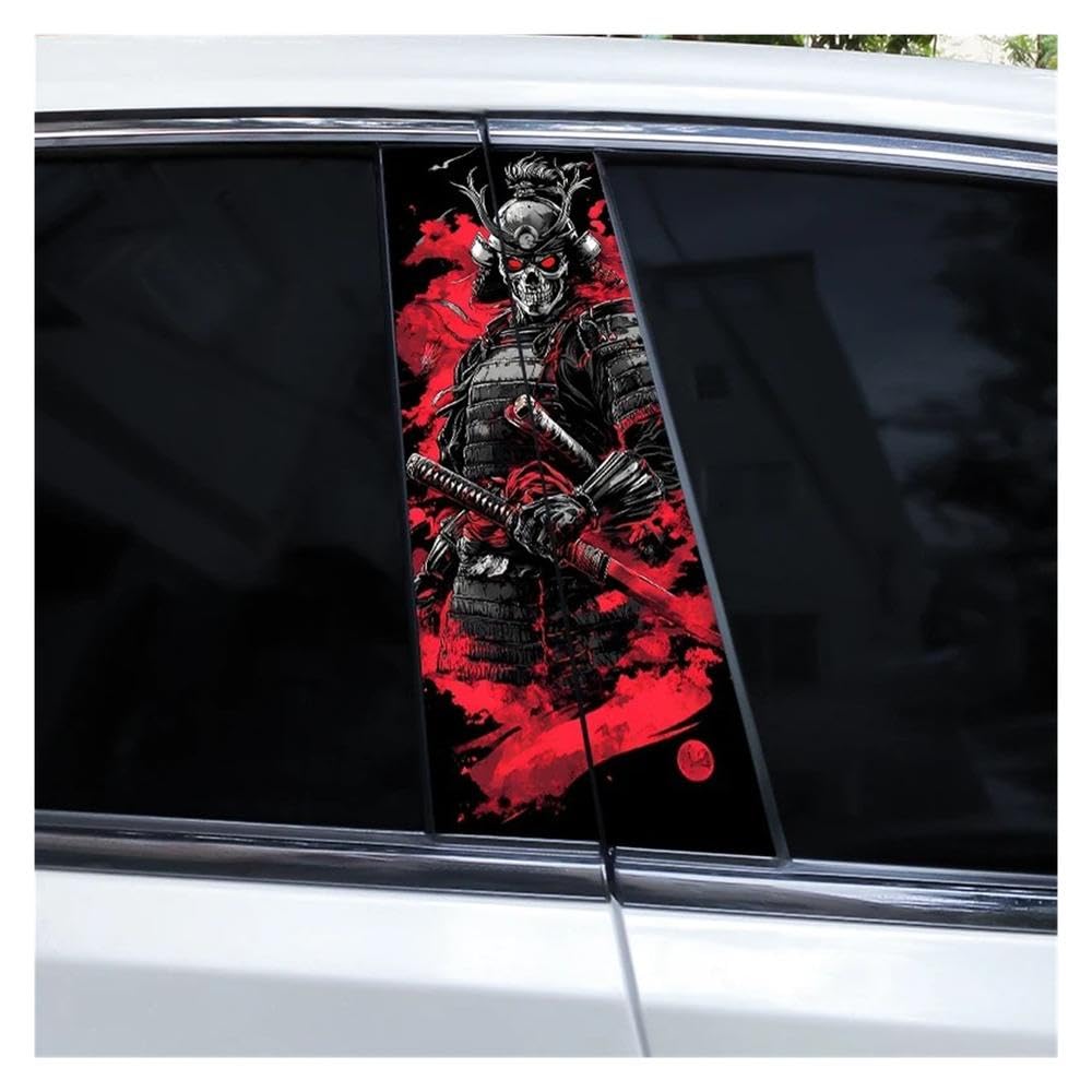 Autocollants Samurai portière de voiture | Look sport étanche pour trajets quotidiens