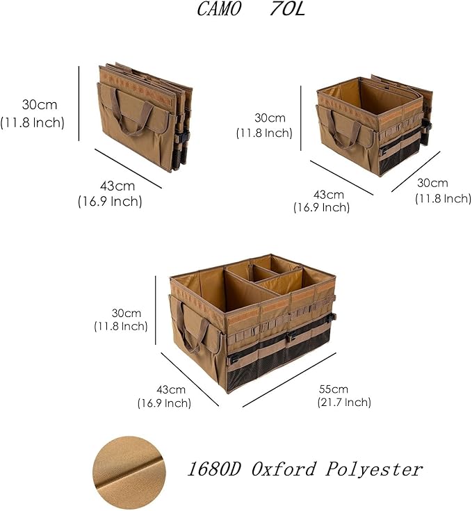 Organizador De Baúl Plegable Oxford miniatura 3