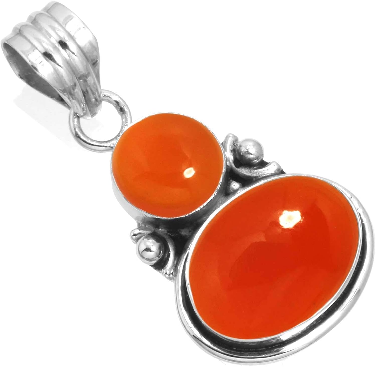Jeweloporium Solid 925 Sterling Pendant Handmade Silver New York Mall Gemstone