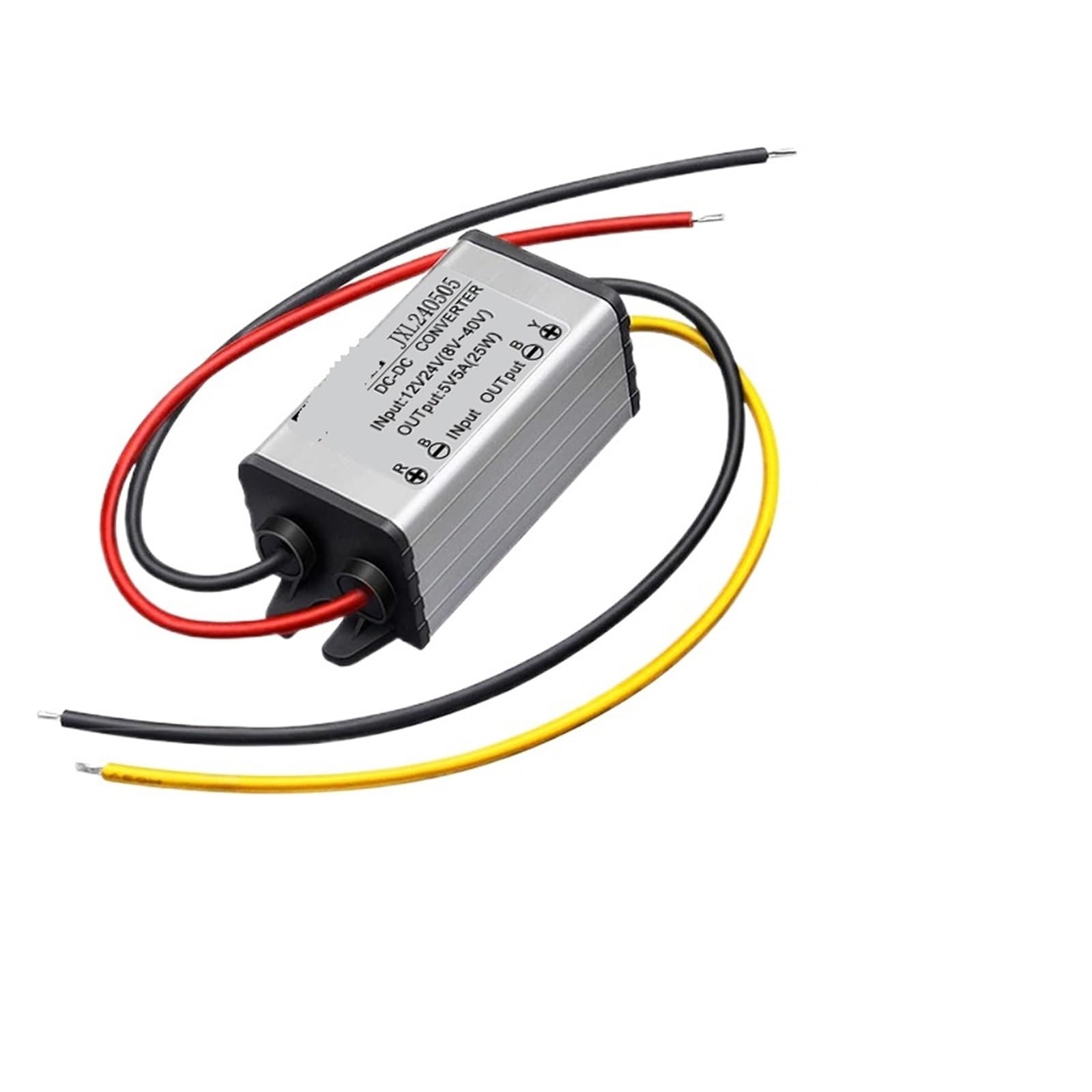 RUAJOGYNVM 1pcs 8-40V to 5V 1A 2A 3A 4A 5A Step-Down DC DC Converter 12V 24V 36V to 5V 25W Buck Module Power Supply for Car LED(12V24V to 5V 5A)