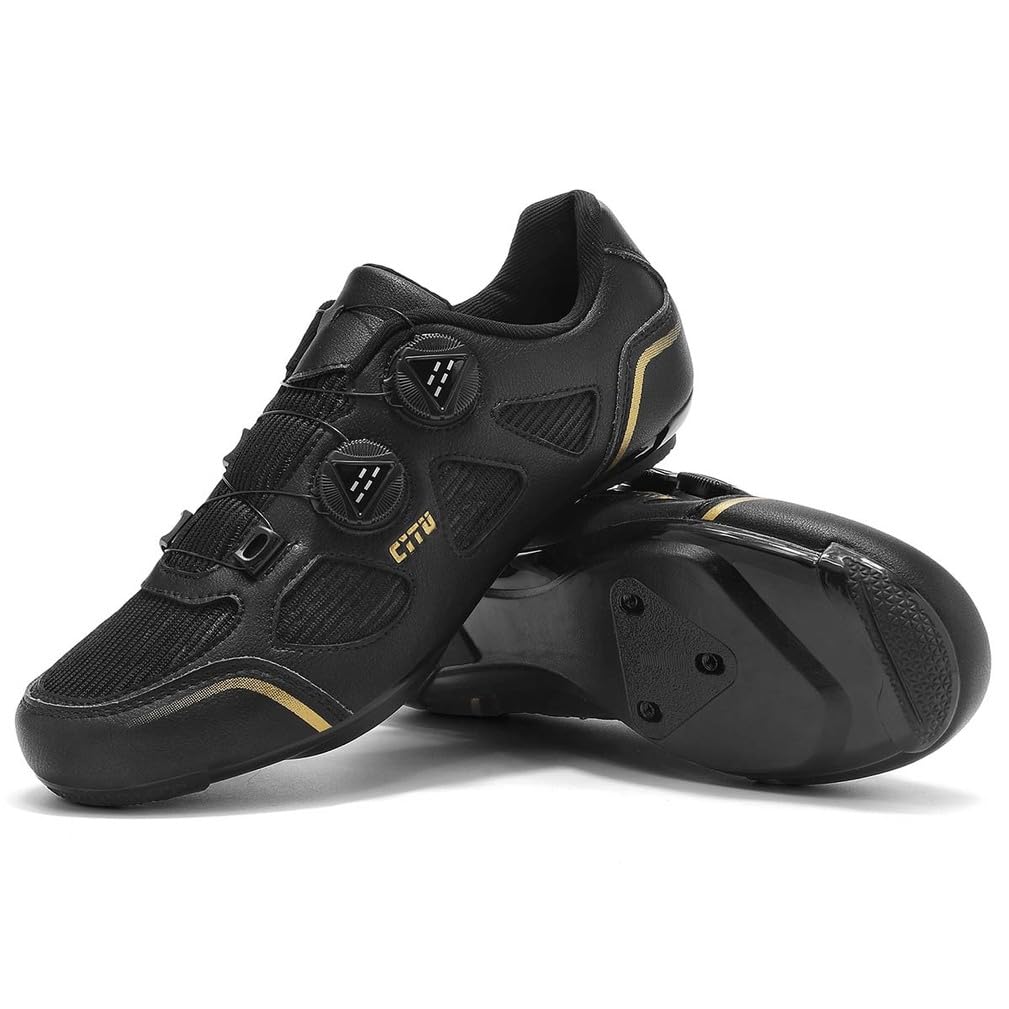 Zapatillas de Ciclismo para Hombre Mujer Zapatos Bicicleta de Entrenamiento Carretera Respirables Compatibles con SPD/SPD-SL Lock System