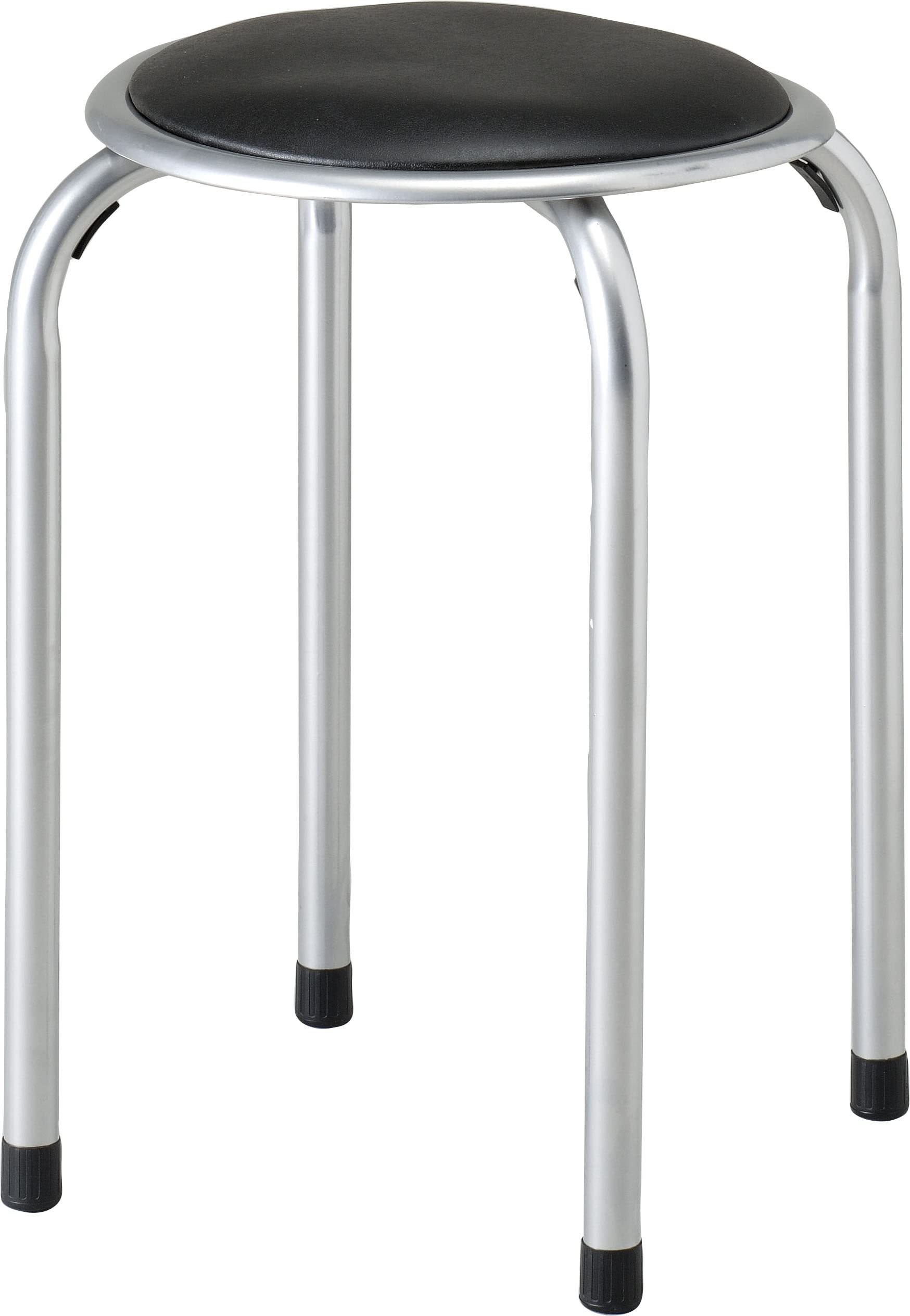 Amazon｜パール金属 椅子 イス チェア パイプイス 積み重ね ブラック N