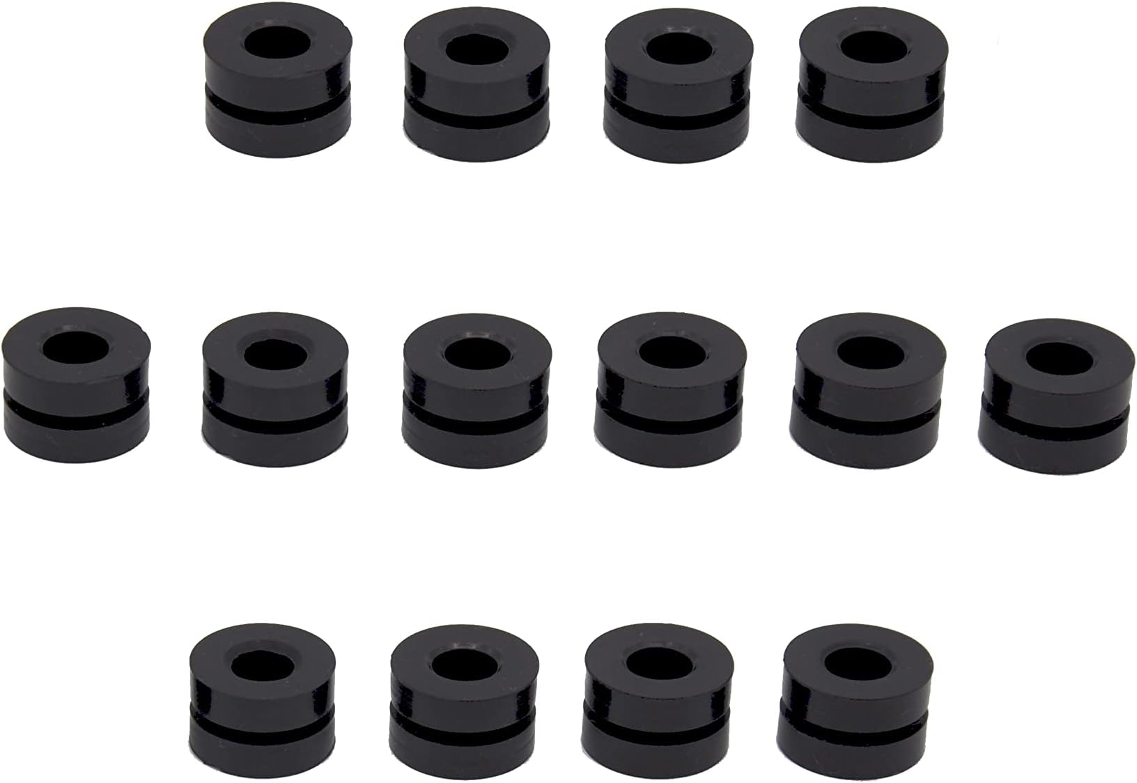 HZUTUZH Black Rubber Silicone Carabiner Keeper Retainer - Belay & Rigging Stopper for All Types of Locking Carabiner & Quickdraw
