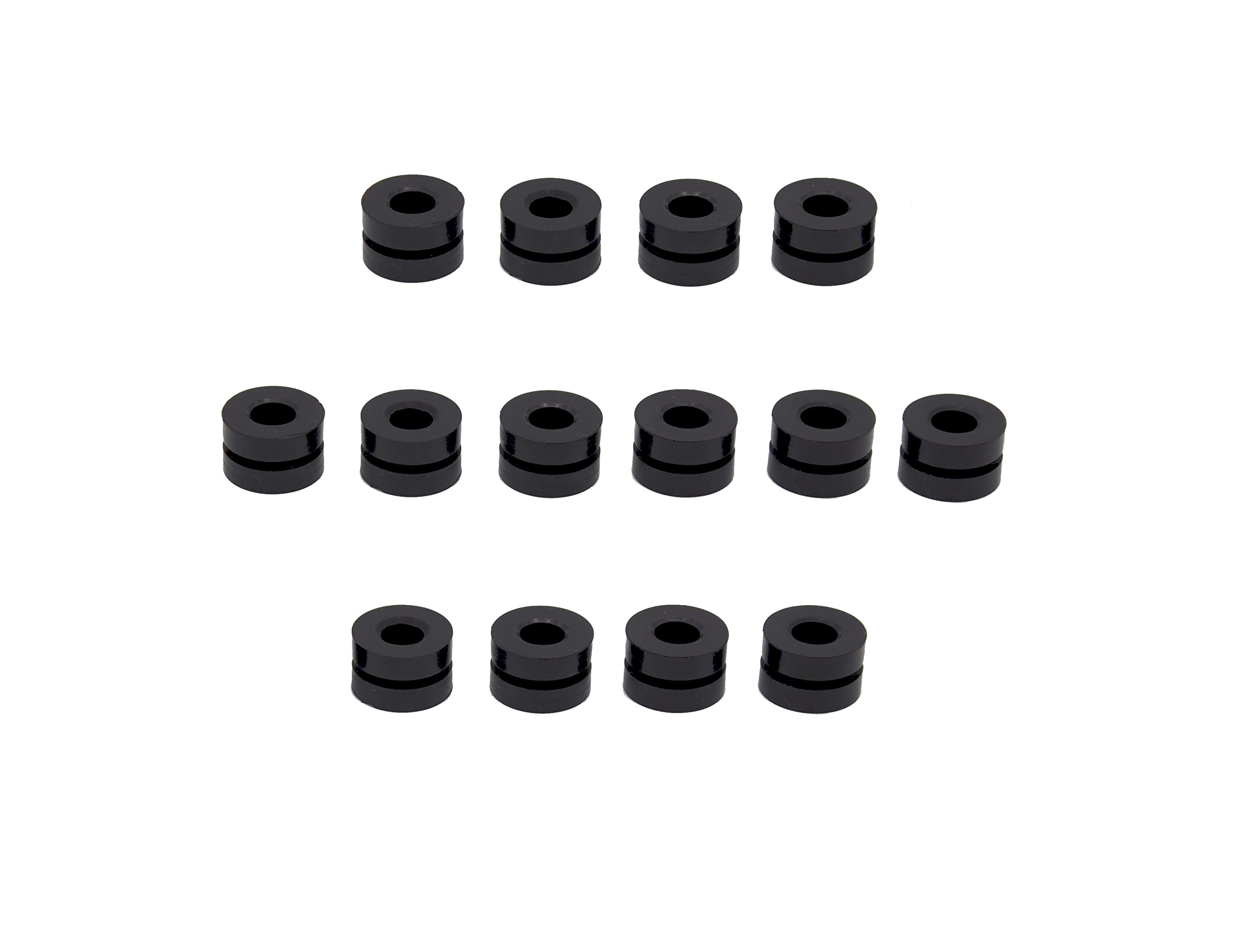 HZUTUZH Black Rubber Silicone Carabiner Keeper Retainer - Belay & Rigging Stopper for All Types of Locking Carabiner & Quickdraw