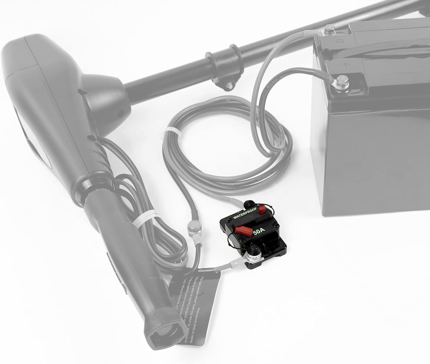 Newport Waterproof 50 Amp Premium Circuit Breaker for Trolling Motor